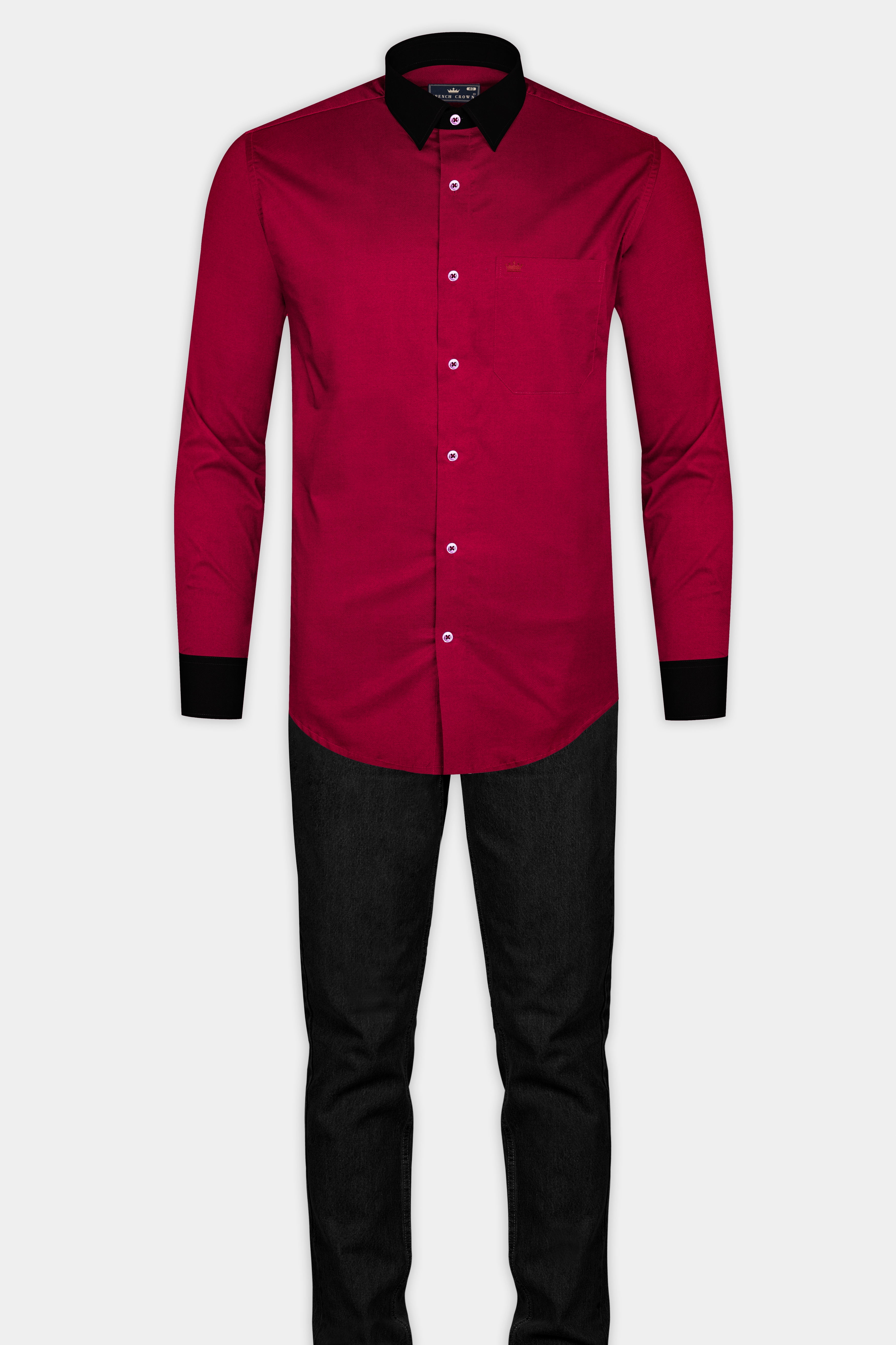 Paprika Red Super Soft Premium Cotton Shirt