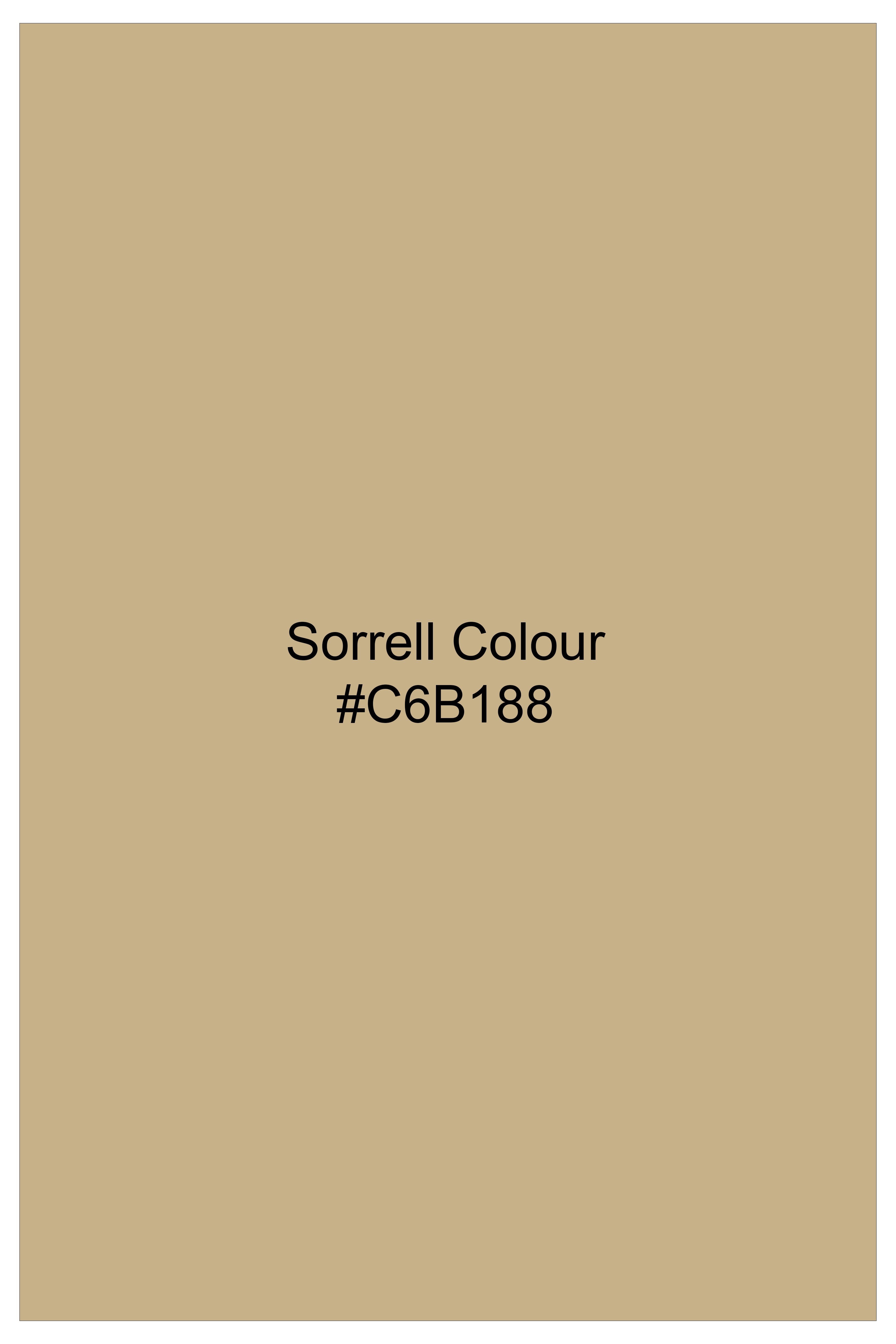 Sorrell Cream Printed Chambray Cotton Designer Shirt