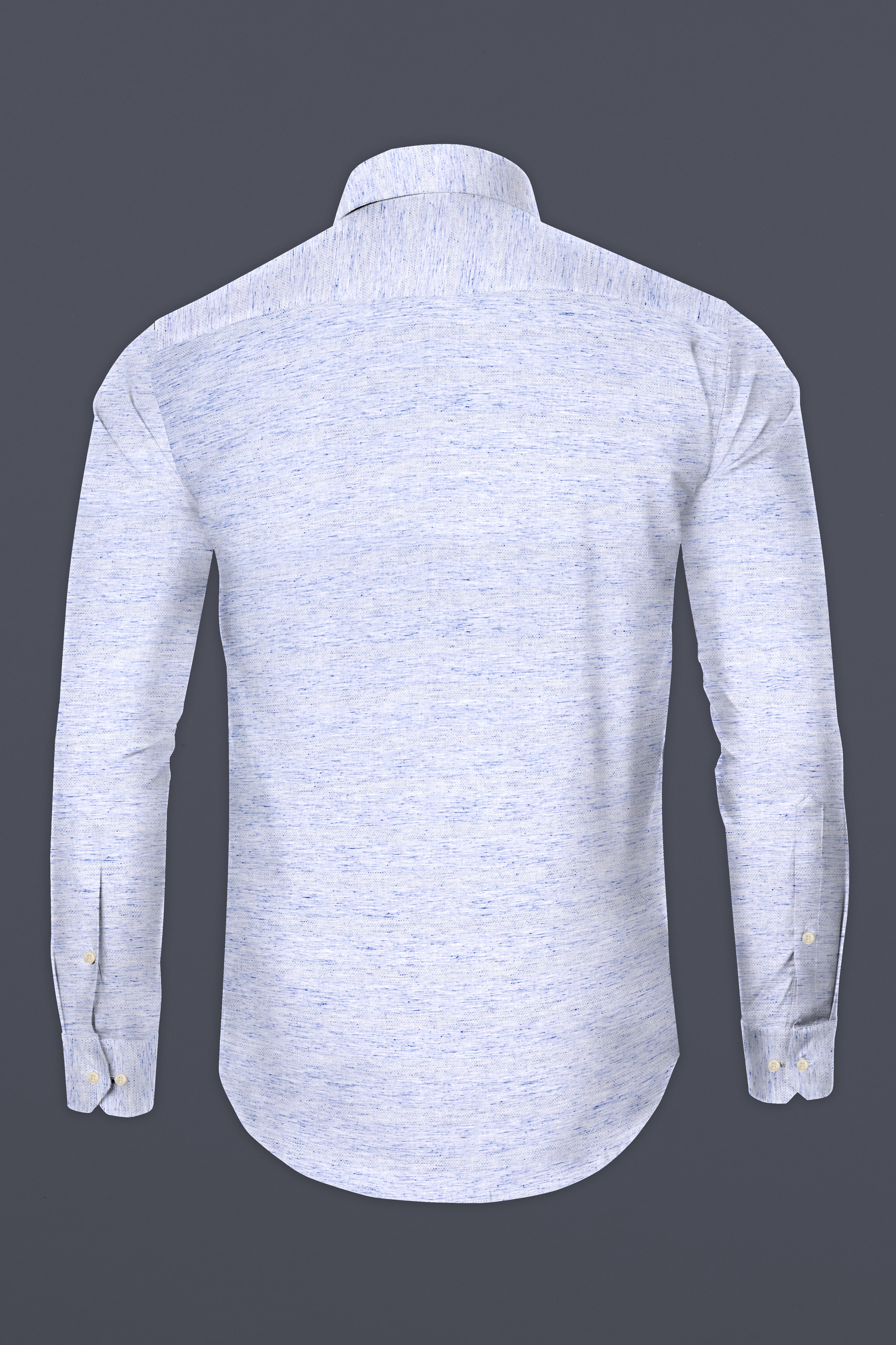 Periwinkle Blue Dobby Textured Premium Cotton Shirt