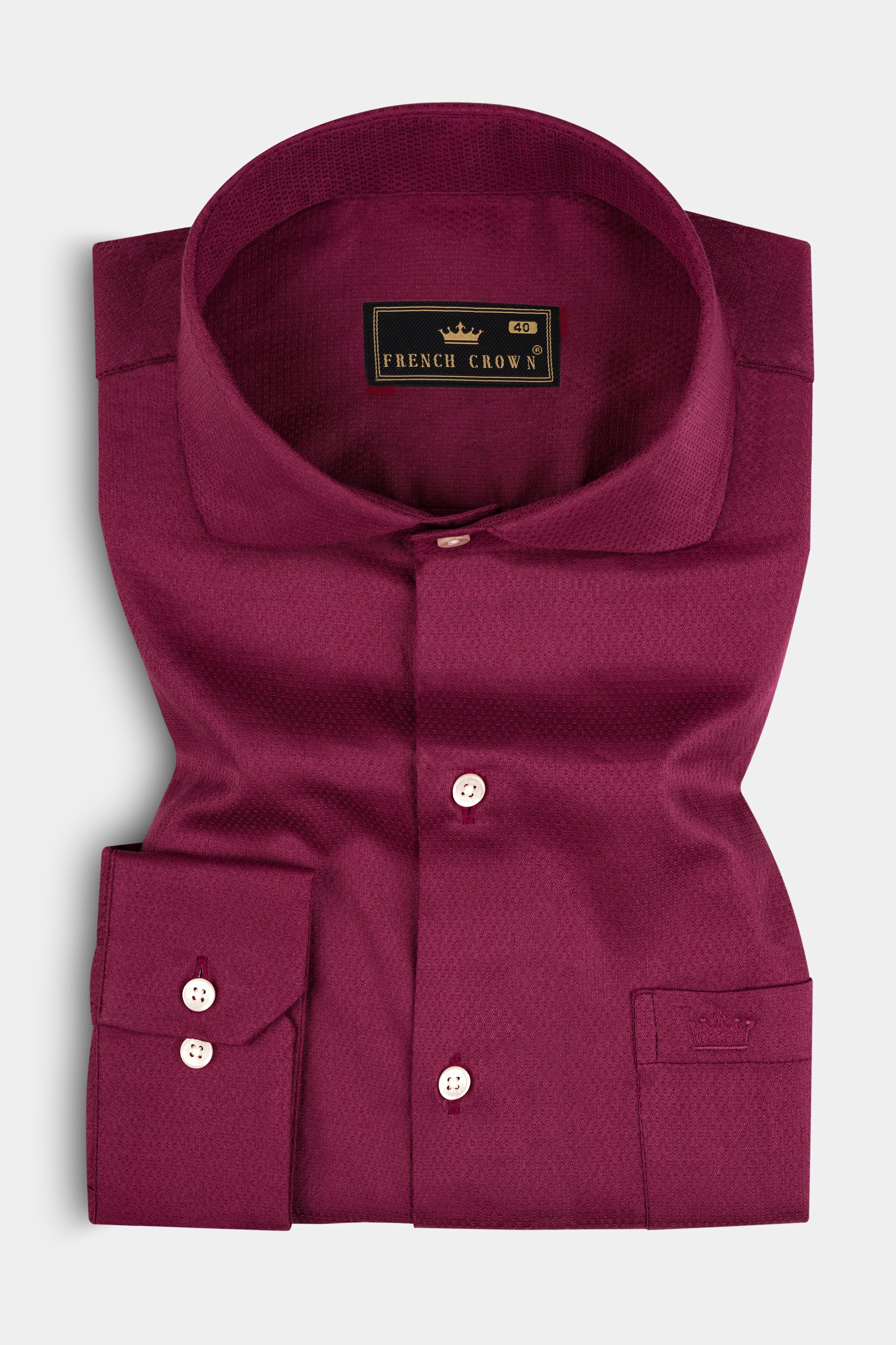 Wine Red Dobby Textured Premium Cotton Shirt 12801-CA-38, 12801-CA-H-38, 12801-CA-39, 12801-CA-H-39, 12801-CA-40, 12801-CA-H-40, 12801-CA-42, 12801-CA-H-42, 12801-CA-44, 12801-CA-H-44, 12801-CA-46, 12801-CA-H-46, 12801-CA-48, 12801-CA-H-48, 12801-CA-50, 12801-CA-H-50, 12801-CA-52, 12801-CA-H-52