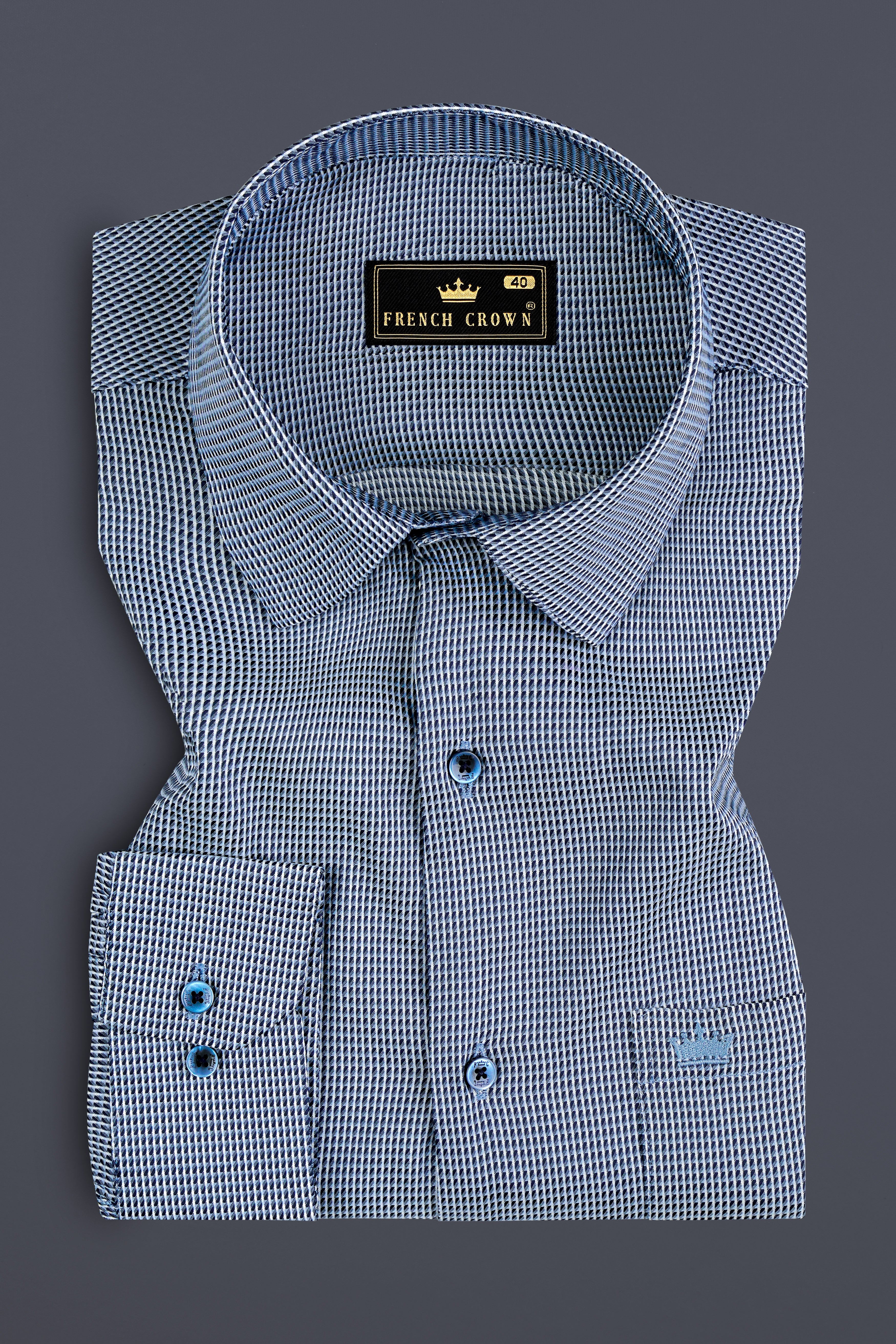 Casper Blue Dobby Textured Premium Cotton Shirt 12813-BLE-38, 12813-BLE-H-38, 12813-BLE-39, 12813-BLE-H-39, 12813-BLE-40, 12813-BLE-H-40, 12813-BLE-42, 12813-BLE-H-42, 12813-BLE-44, 12813-BLE-H-44, 12813-BLE-46, 12813-BLE-H-46, 12813-BLE-48, 12813-BLE-H-48, 12813-BLE-50, 12813-BLE-H-50, 12813-BLE-52, 12813-BLE-H-52