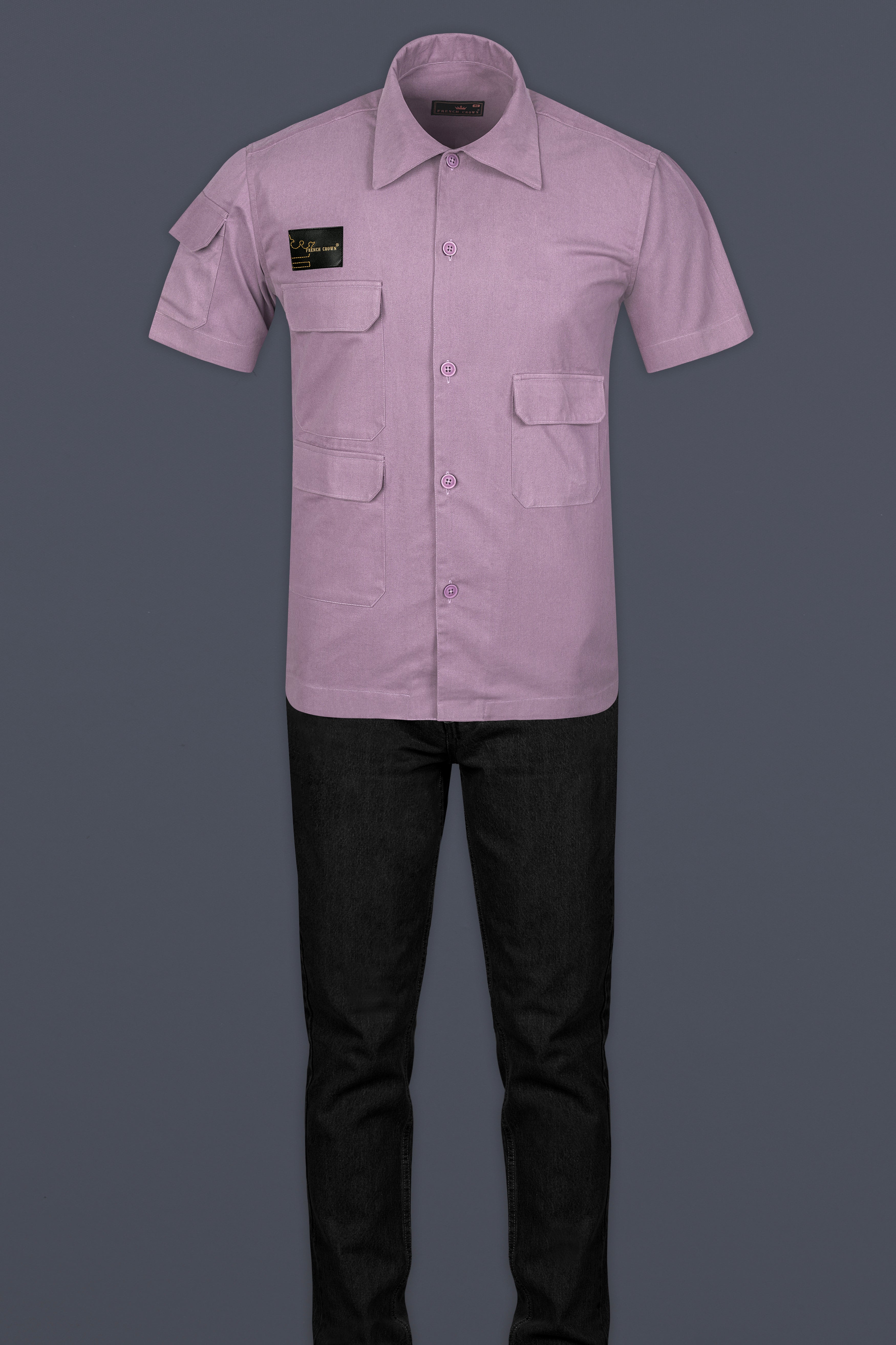 Maverick Pink Royal Oxford Designer Jacket