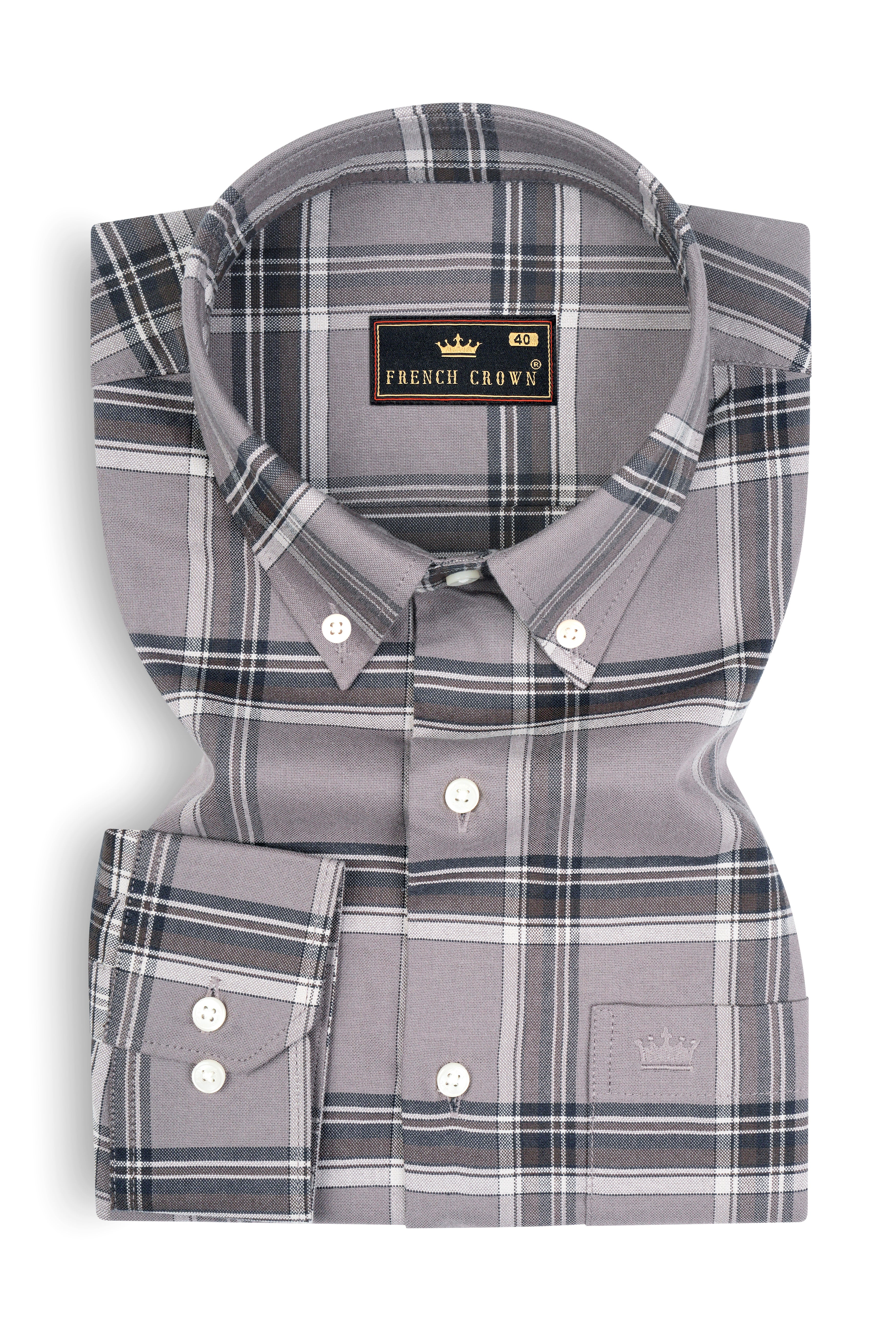 Venus Gray And Matterhorn Plaid Royal Oxford Shirt 12818-BD-38, 12818-BD-H-38, 12818-BD-39, 12818-BD-H-39, 12818-BD-40, 12818-BD-H-40, 12818-BD-42, 12818-BD-H-42, 12818-BD-44, 12818-BD-H-44, 12818-BD-46, 12818-BD-H-46, 12818-BD-48, 12818-BD-H-48, 12818-BD-50, 12818-BD-H-50, 12818-BD-52, 12818-BD-H-52