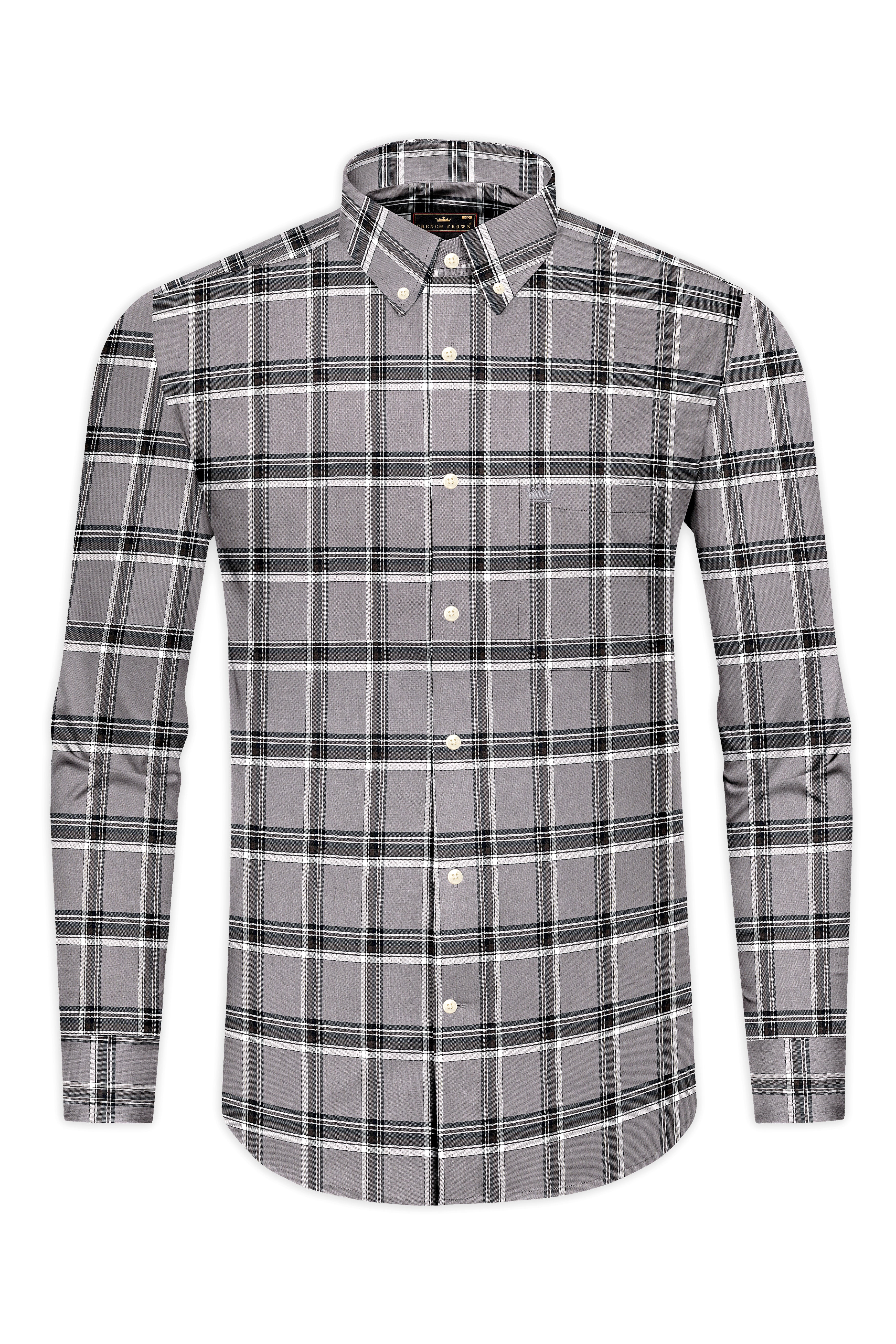 Venus Gray And Matterhorn Plaid Royal Oxford Shirt 12818-BD-38, 12818-BD-H-38, 12818-BD-39, 12818-BD-H-39, 12818-BD-40, 12818-BD-H-40, 12818-BD-42, 12818-BD-H-42, 12818-BD-44, 12818-BD-H-44, 12818-BD-46, 12818-BD-H-46, 12818-BD-48, 12818-BD-H-48, 12818-BD-50, 12818-BD-H-50, 12818-BD-52, 12818-BD-H-52