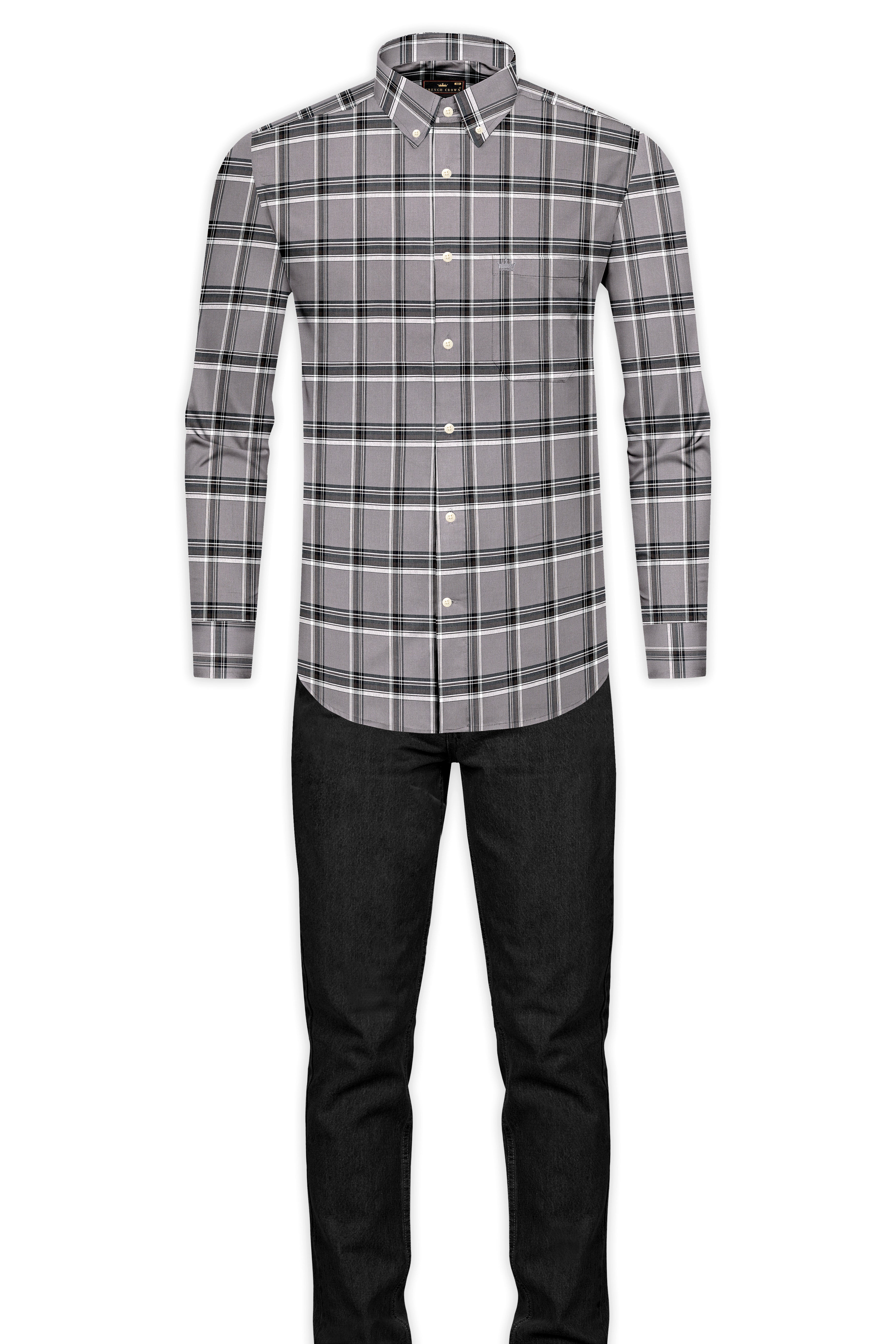 Venus Gray And Matterhorn Plaid Royal Oxford Shirt 12818-BD-38, 12818-BD-H-38, 12818-BD-39, 12818-BD-H-39, 12818-BD-40, 12818-BD-H-40, 12818-BD-42, 12818-BD-H-42, 12818-BD-44, 12818-BD-H-44, 12818-BD-46, 12818-BD-H-46, 12818-BD-48, 12818-BD-H-48, 12818-BD-50, 12818-BD-H-50, 12818-BD-52, 12818-BD-H-52