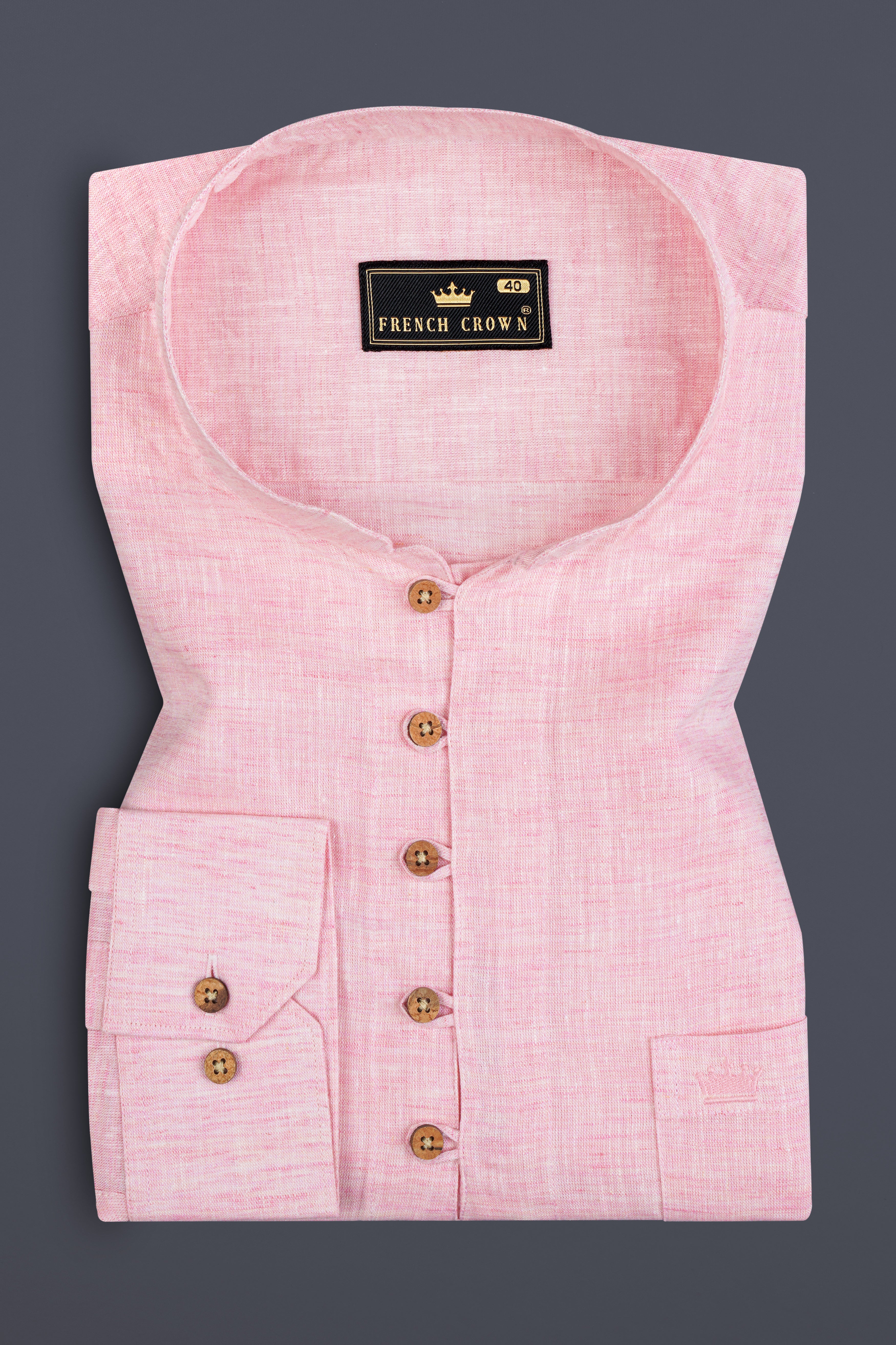 Kawaii Pink Luxurious Linen Kurta Shirt 12822-KS-38, 12822-KS-H-38, 12822-KS-39, 12822-KS-H-39, 12822-KS-40, 12822-KS-H-40, 12822-KS-42, 12822-KS-H-42, 12822-KS-44, 12822-KS-H-44, 12822-KS-46, 12822-KS-H-46, 12822-KS-48, 12822-KS-H-48, 12822-KS-50, 12822-KS-H-50, 12822-KS-52, 12822-KS-H-52