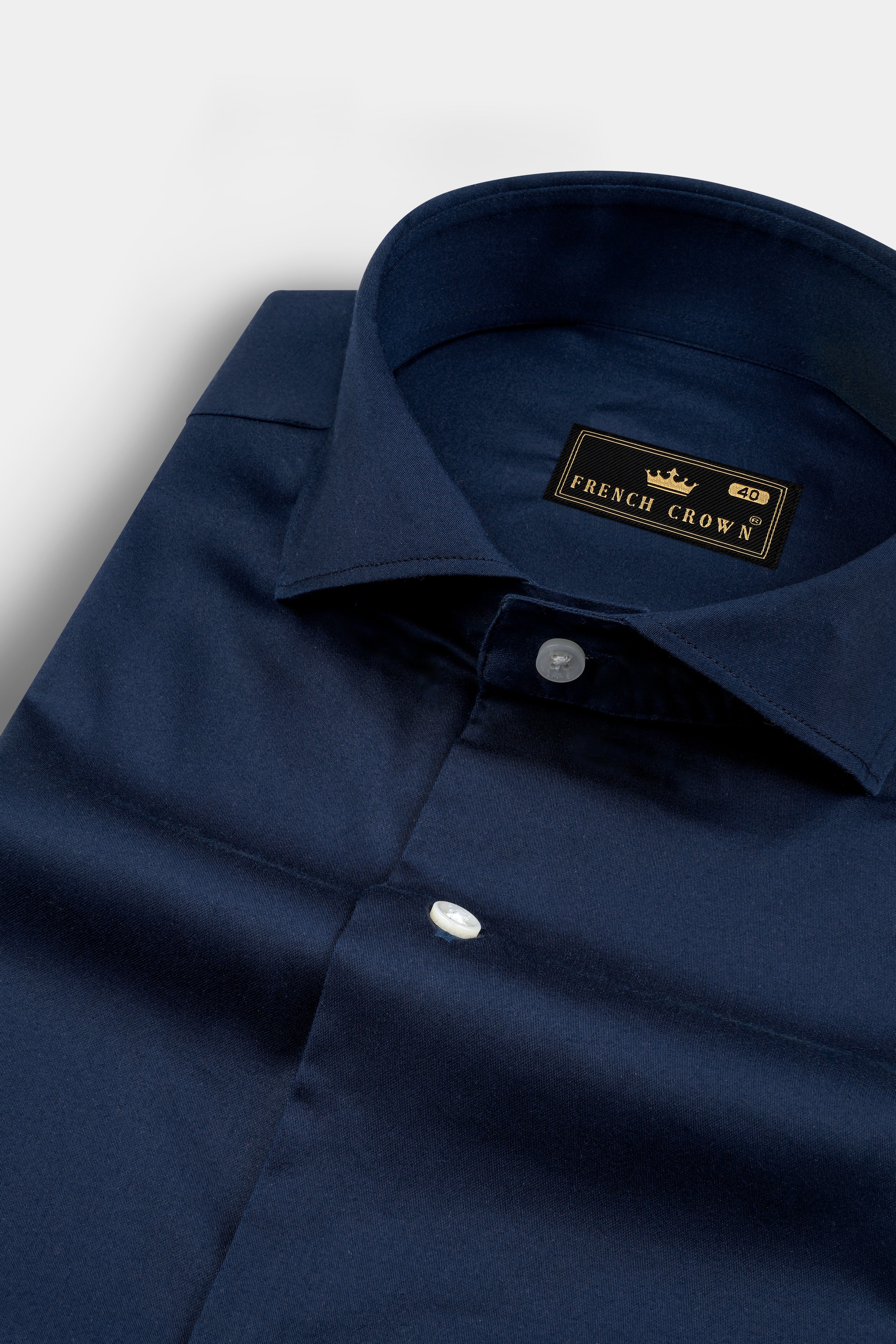 Zodiac Blue Subtle Sheen Solid Super Soft Premium Cotton Shirt 12829-CA-38, 12829-CA-H-38, 12829-CA-39, 12829-CA-H-39, 12829-CA-40, 12829-CA-H-40, 12829-CA-42, 12829-CA-H-42, 12829-CA-44, 12829-CA-H-44, 12829-CA-46, 12829-CA-H-46, 12829-CA-48, 12829-CA-H-48, 12829-CA-50, 12829-CA-H-50, 12829-CA-52, 12829-CA-H-52