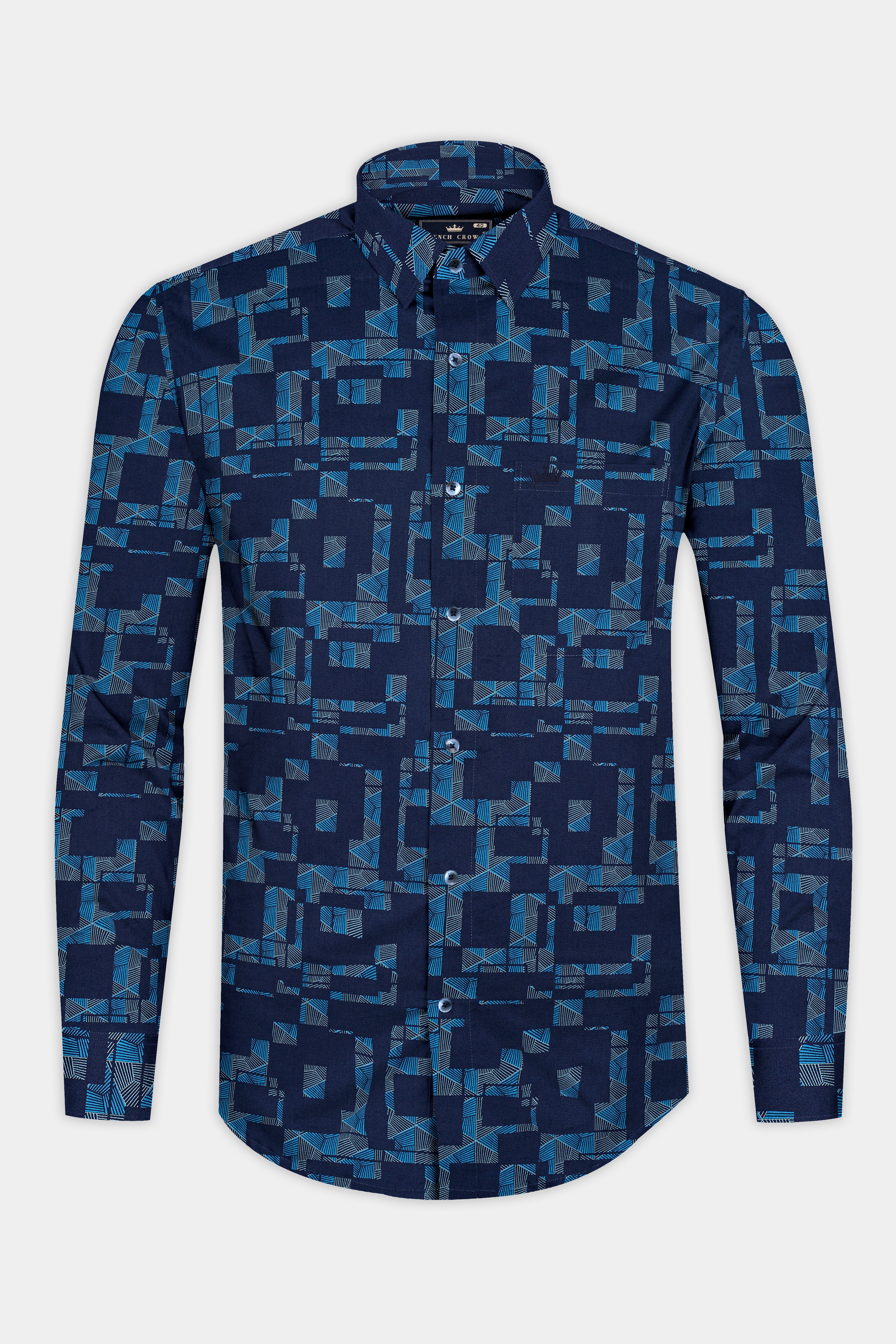 Tangaroa Blue Subtle Sheen Prints Super Soft Premium Cotton Shirt 12836-BLE-38, 12836-BLE-H-38, 12836-BLE-39, 12836-BLE-H-39, 12836-BLE-40, 12836-BLE-H-40, 12836-BLE-42, 12836-BLE-H-42, 12836-BLE-44, 12836-BLE-H-44, 12836-BLE-46, 12836-BLE-H-46, 12836-BLE-48, 12836-BLE-H-48, 12836-BLE-50, 12836-BLE-H-50, 12836-BLE-52, 12836-BLE-H-52