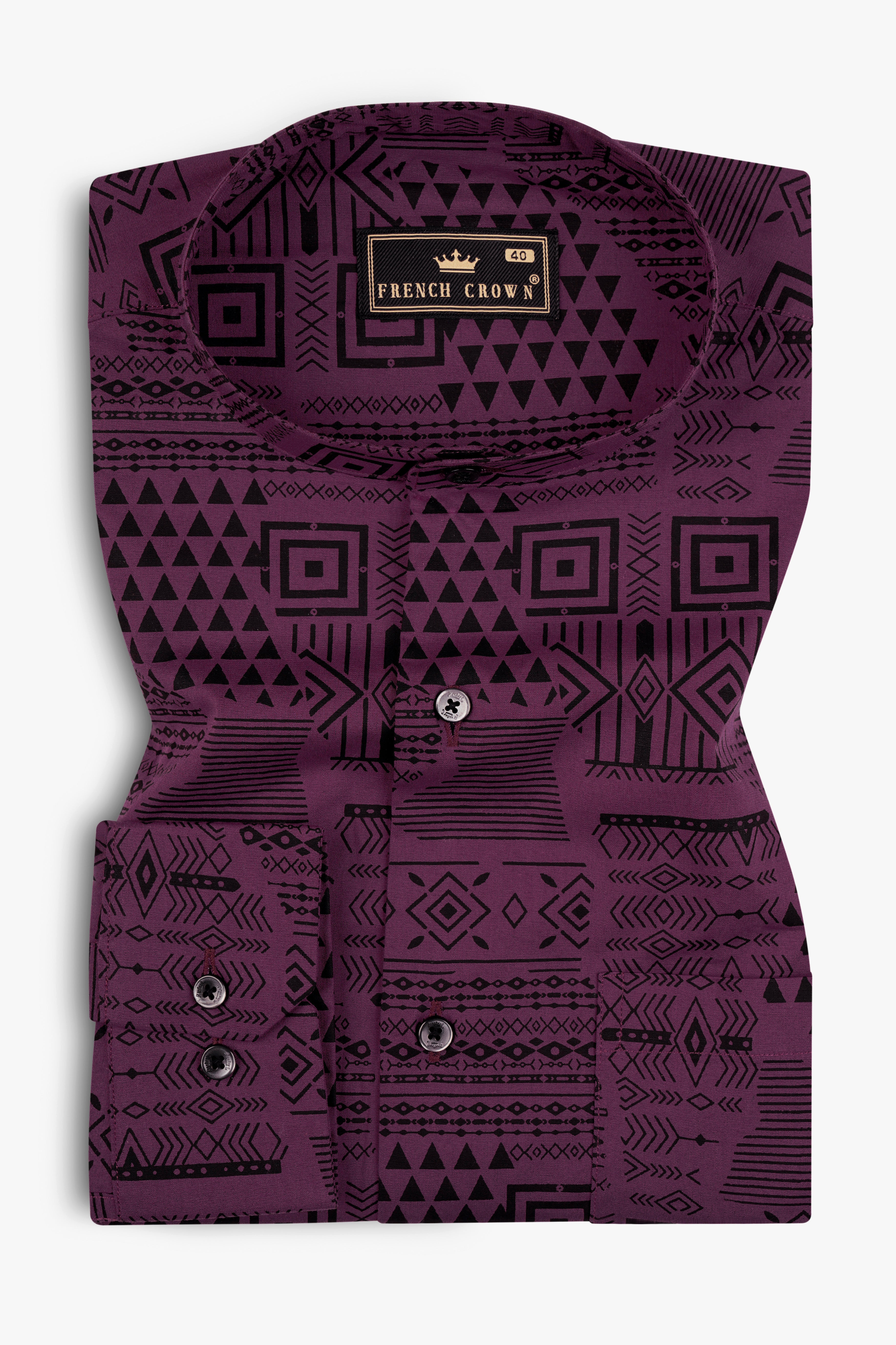 Byzantium Purple Printed Giza Cotton Shirt 12853-M-BLK-38, 12853-M-BLK-H-38, 12853-M-BLK-39, 12853-M-BLK-H-39, 12853-M-BLK-40, 12853-M-BLK-H-40, 12853-M-BLK-42, 12853-M-BLK-H-42, 12853-M-BLK-44, 12853-M-BLK-H-44, 12853-M-BLK-46, 12853-M-BLK-H-46, 12853-M-BLK-48, 12853-M-BLK-H-48, 12853-M-BLK-50, 12853-M-BLK-H-50, 12853-M-BLK-52, 12853-M-BLK-H-52