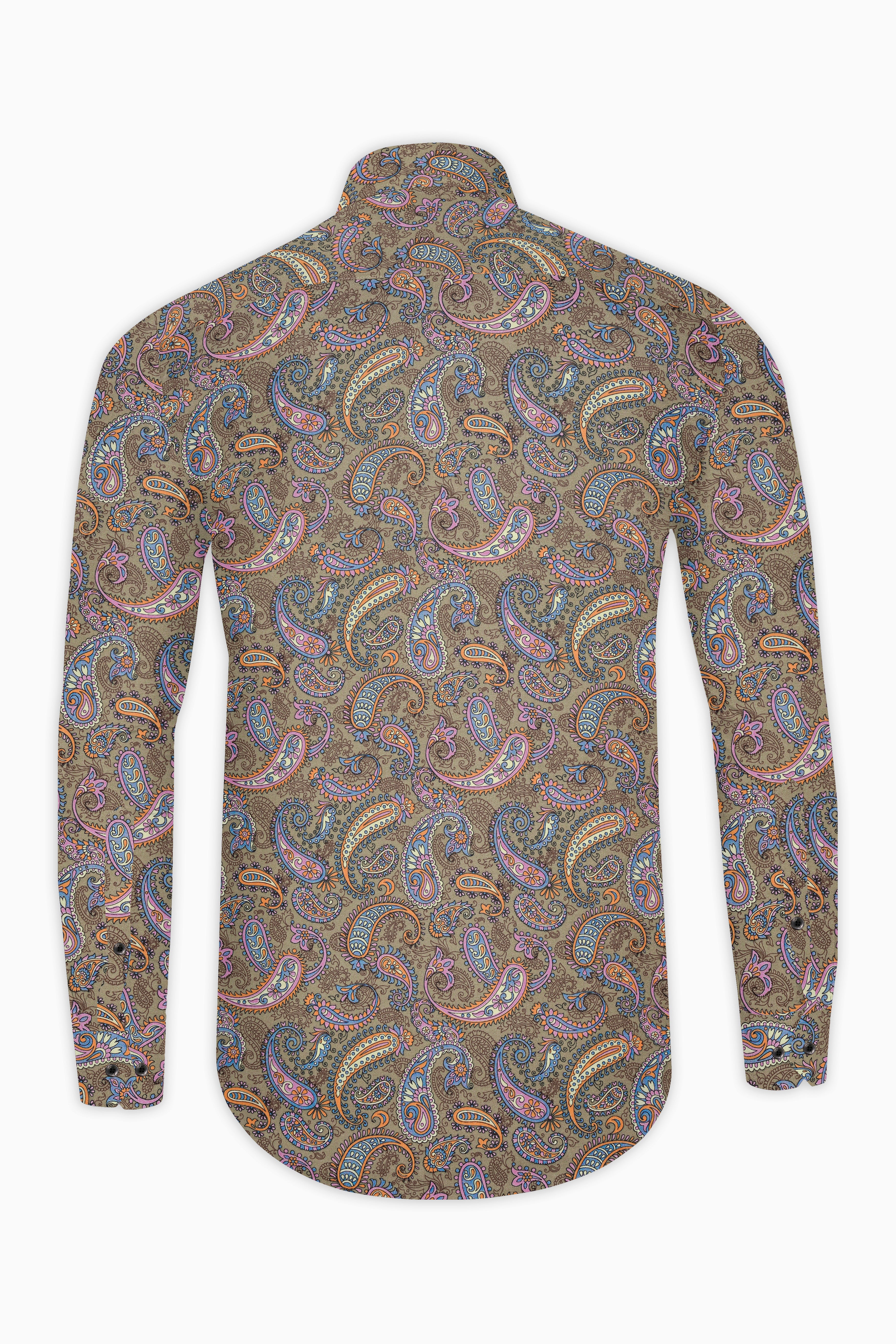 Tallow Cream with Wild Blue and Viola Pin Paisley Printed Super Soft Premium Cotton Shirt 12860-BLK-38, 12860-BLK-H-38, 12860-BLK-39, 12860-BLK-H-39, 12860-BLK-40, 12860-BLK-H-40, 12860-BLK-42, 12860-BLK-H-42, 12860-BLK-44, 12860-BLK-H-44, 12860-BLK-46, 12860-BLK-H-46, 12860-BLK-48, 12860-BLK-H-48, 12860-BLK-50, 12860-BLK-H-50, 12860-BLK-52, 12860-BLK-H-52