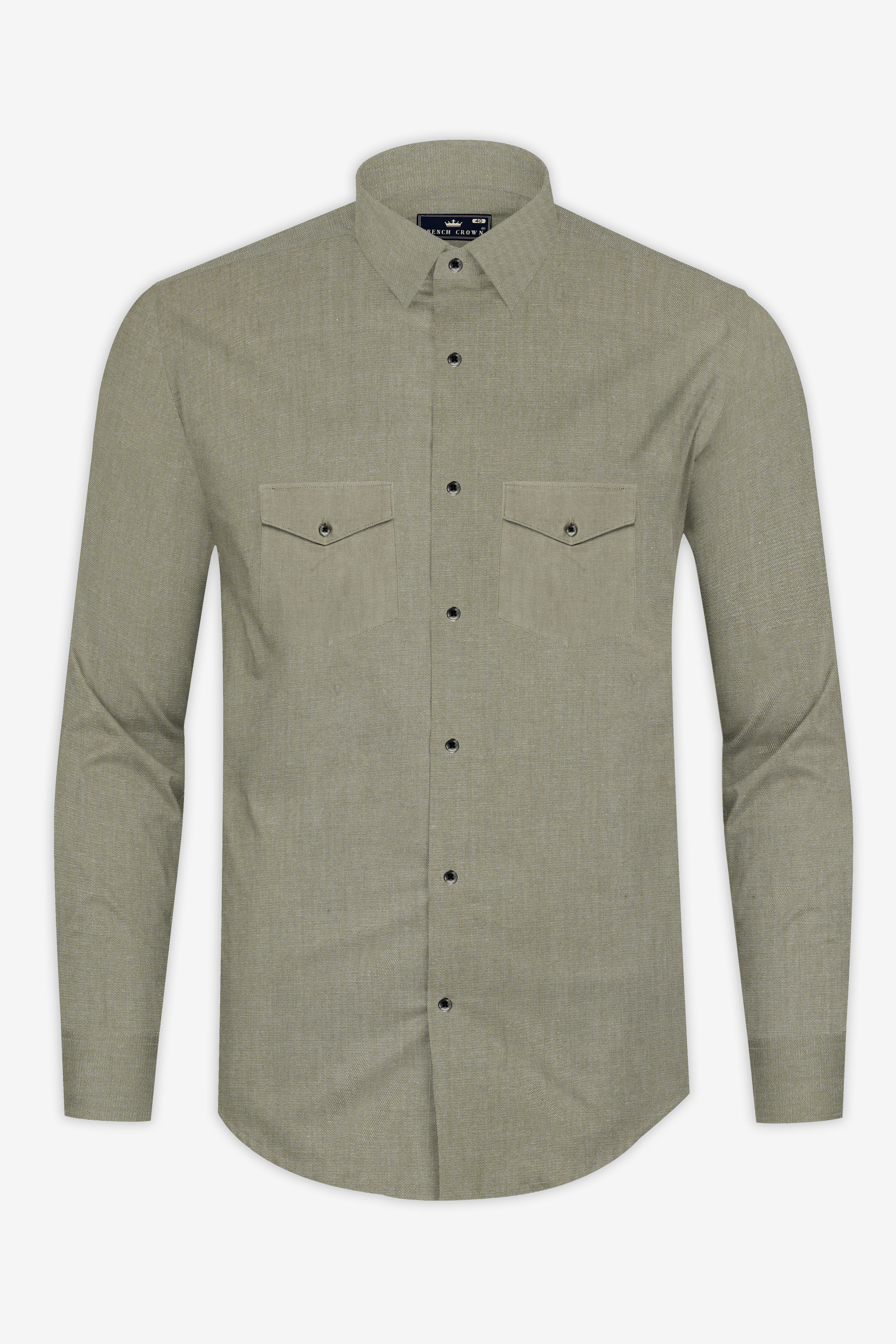 Granite Green Heavyweight Royal Oxford Overshirt/Shacket