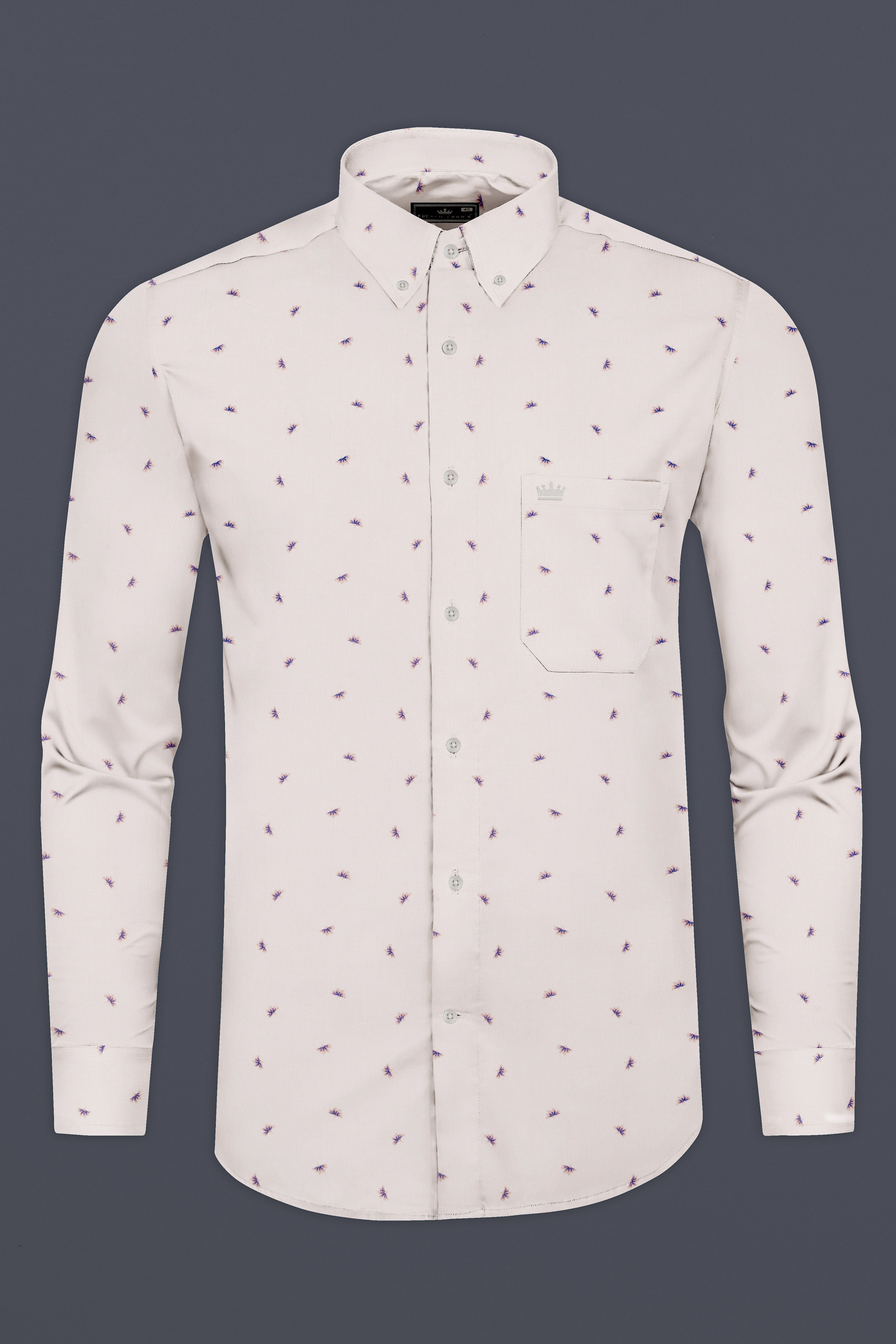 Periglacial White printed Corduroy Shirt 12864-BD-38, 12864-BD-H-38, 12864-BD-39, 12864-BD-H-39, 12864-BD-40, 12864-BD-H-40, 12864-BD-42, 12864-BD-H-42, 12864-BD-44, 12864-BD-H-44, 12864-BD-46, 12864-BD-H-46, 12864-BD-48, 12864-BD-H-48, 12864-BD-50, 12864-BD-H-50, 12864-BD-52, 12864-BD-H-52