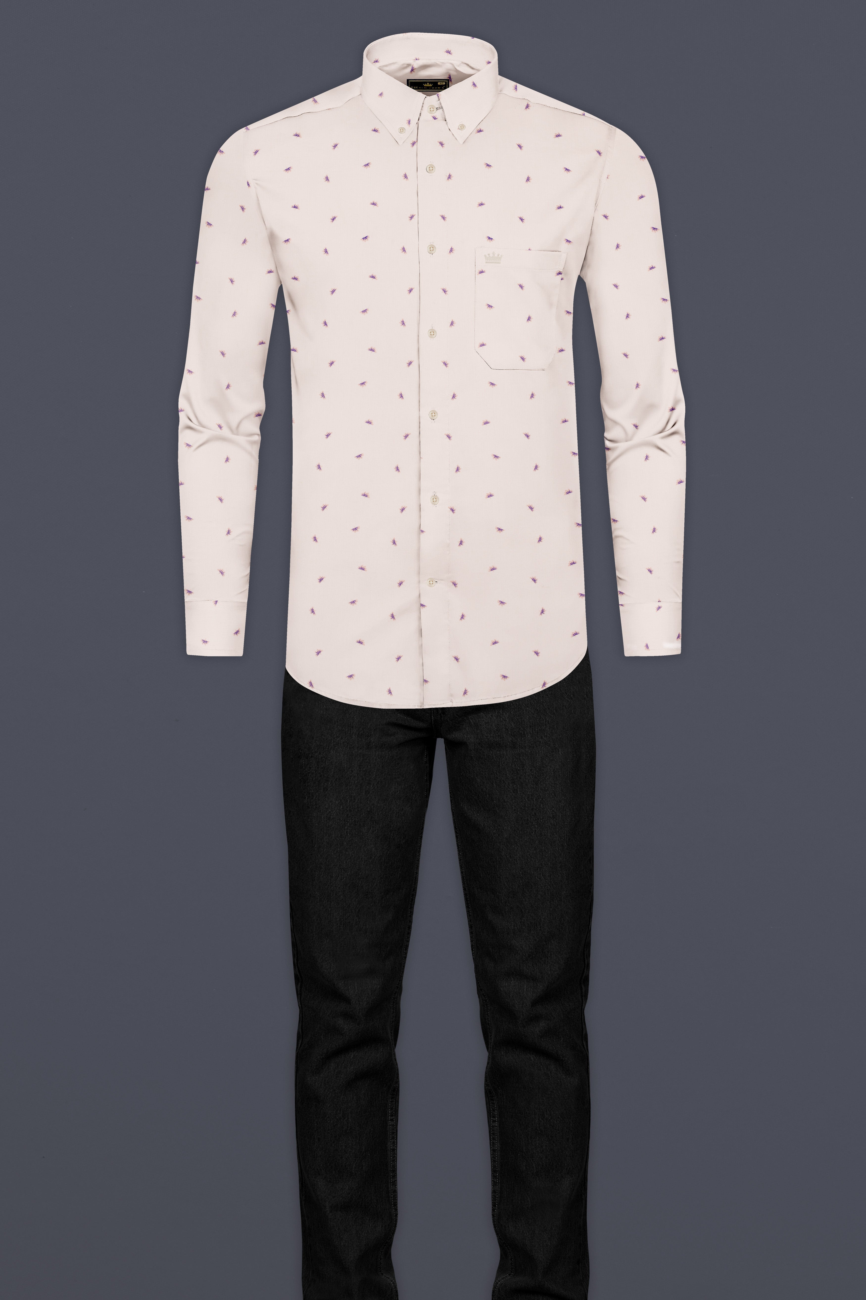 Periglacial White printed Corduroy Shirt 12864-BD-38, 12864-BD-H-38, 12864-BD-39, 12864-BD-H-39, 12864-BD-40, 12864-BD-H-40, 12864-BD-42, 12864-BD-H-42, 12864-BD-44, 12864-BD-H-44, 12864-BD-46, 12864-BD-H-46, 12864-BD-48, 12864-BD-H-48, 12864-BD-50, 12864-BD-H-50, 12864-BD-52, 12864-BD-H-52