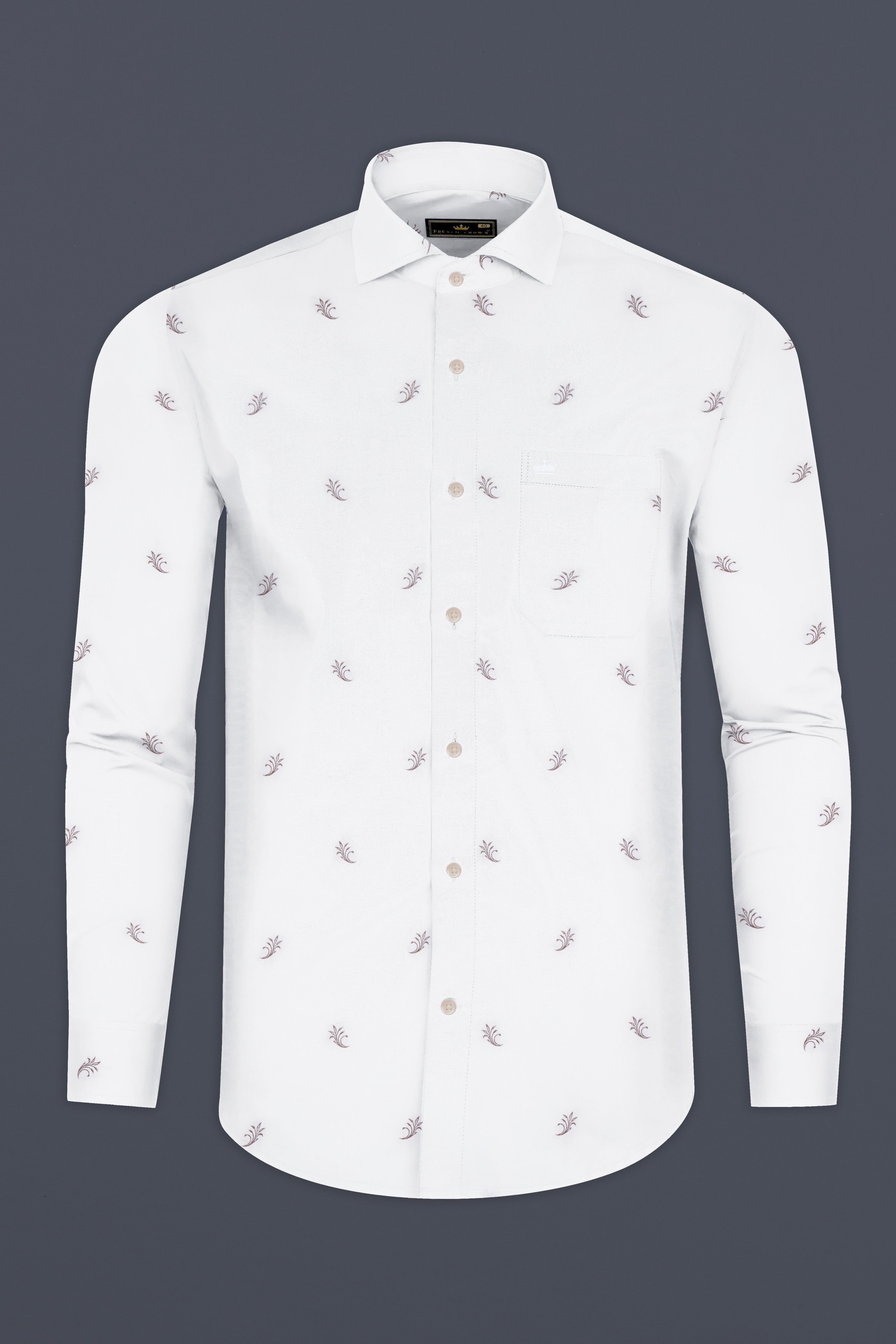 Bright White Jacquard Textured Printed Soft Cotton Shirt 12865-CA-38, 12865-CA-H-38, 12865-CA-39, 12865-CA-H-39, 12865-CA-40, 12865-CA-H-40, 12865-CA-42, 12865-CA-H-42, 12865-CA-44, 12865-CA-H-44, 12865-CA-46, 12865-CA-H-46, 12865-CA-48, 12865-CA-H-48, 12865-CA-50, 12865-CA-H-50, 12865-CA-52, 12865-CA-H-52