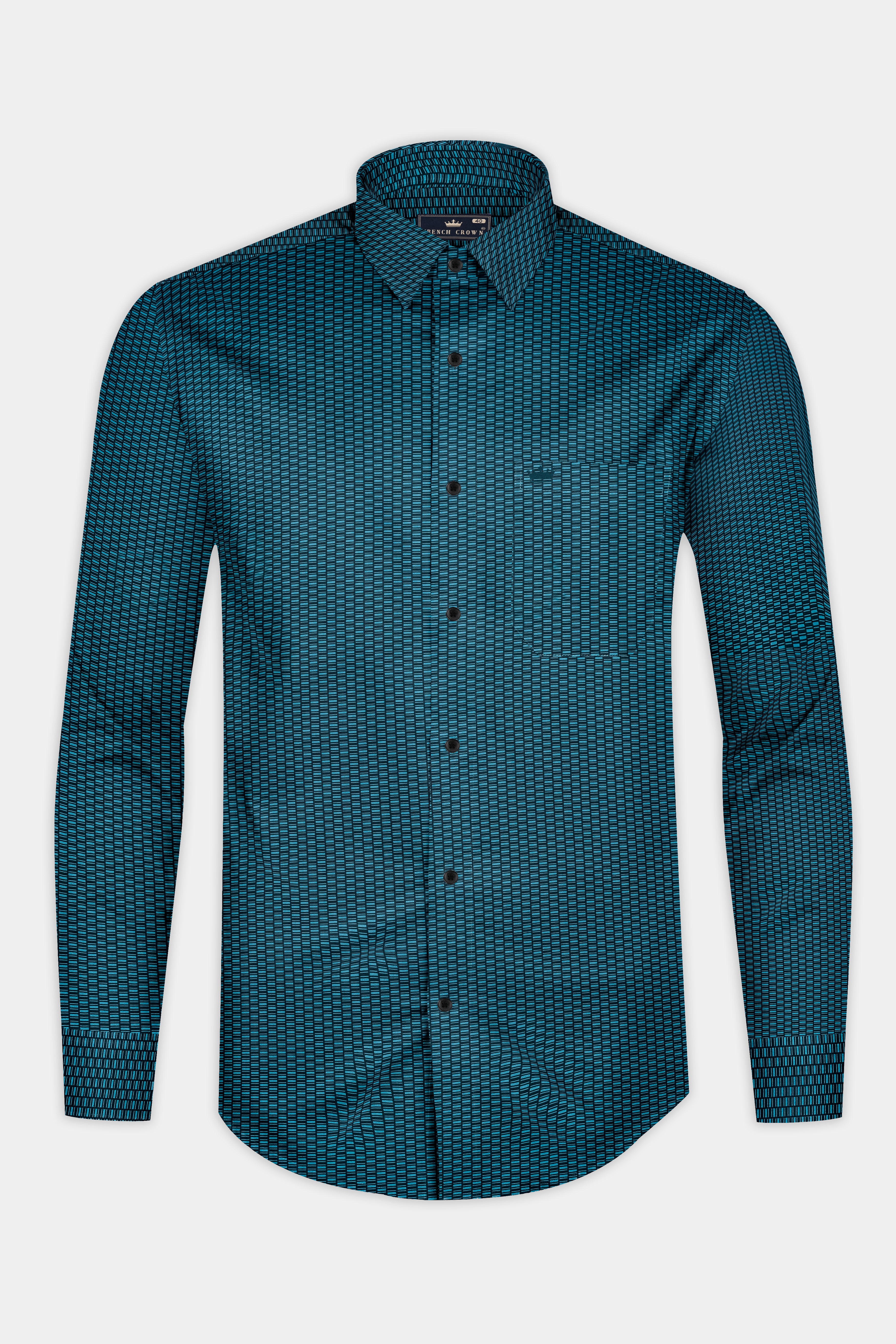 Dark Teal Blue Printed Super Soft Premium Cotton Shirt 12887-BLK-38, 12887-BLK-H-38, 12887-BLK-39, 12887-BLK-H-39, 12887-BLK-40, 12887-BLK-H-40, 12887-BLK-42, 12887-BLK-H-42, 12887-BLK-44, 12887-BLK-H-44, 12887-BLK-46, 12887-BLK-H-46, 12887-BLK-48, 12887-BLK-H-48, 12887-BLK-50, 12887-BLK-H-50, 12887-BLK-52, 12887-BLK-H-52