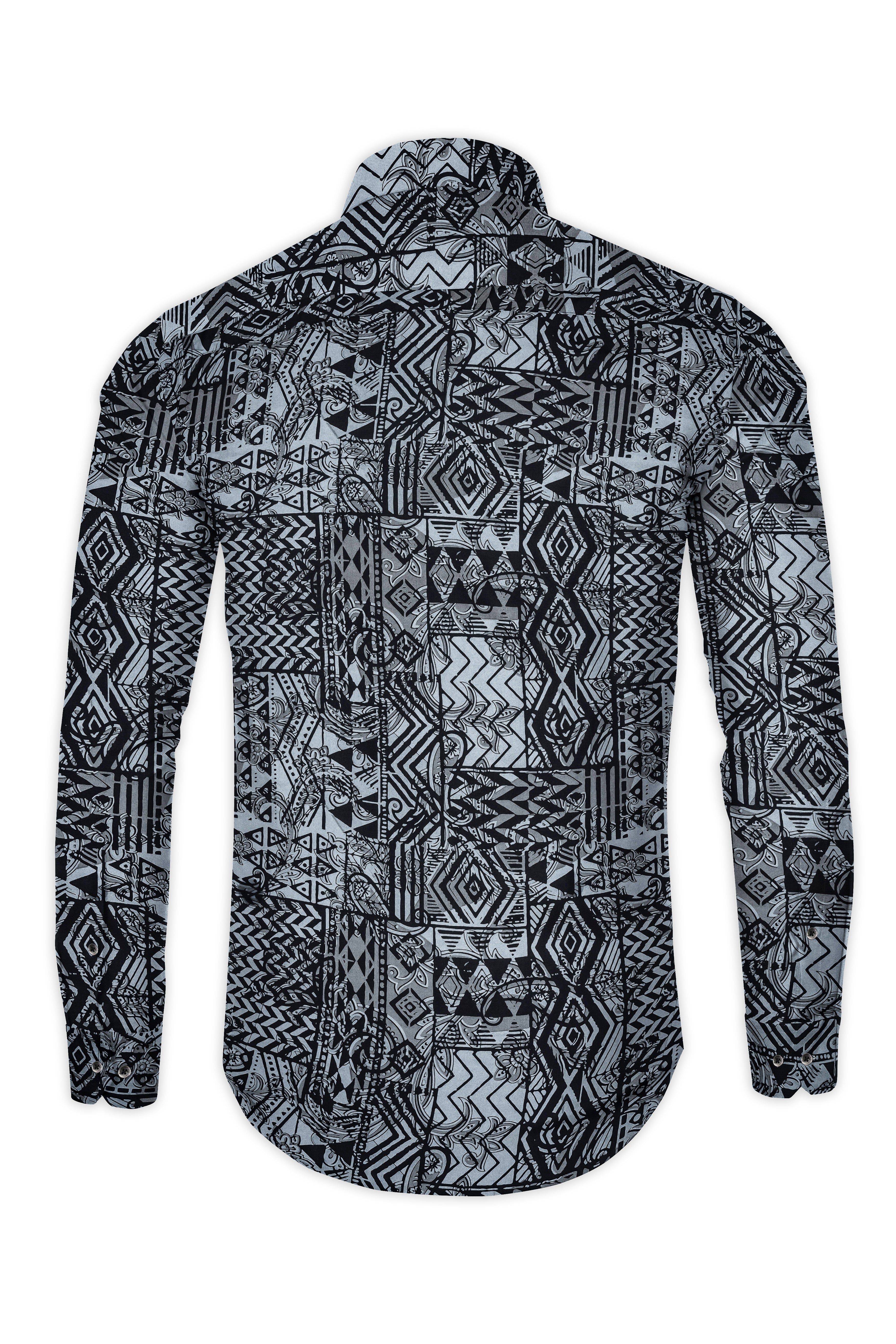 Jade Black with Mid Grey Abstract Printed Giza Cotton Shirt 12889-BLK-38, 12889-BLK-H-38, 12889-BLK-39, 12889-BLK-H-39, 12889-BLK-40, 12889-BLK-H-40, 12889-BLK-42, 12889-BLK-H-42, 12889-BLK-44, 12889-BLK-H-44, 12889-BLK-46, 12889-BLK-H-46, 12889-BLK-48, 12889-BLK-H-48, 12889-BLK-50, 12889-BLK-H-50, 12889-BLK-52, 12889-BLK-H-52