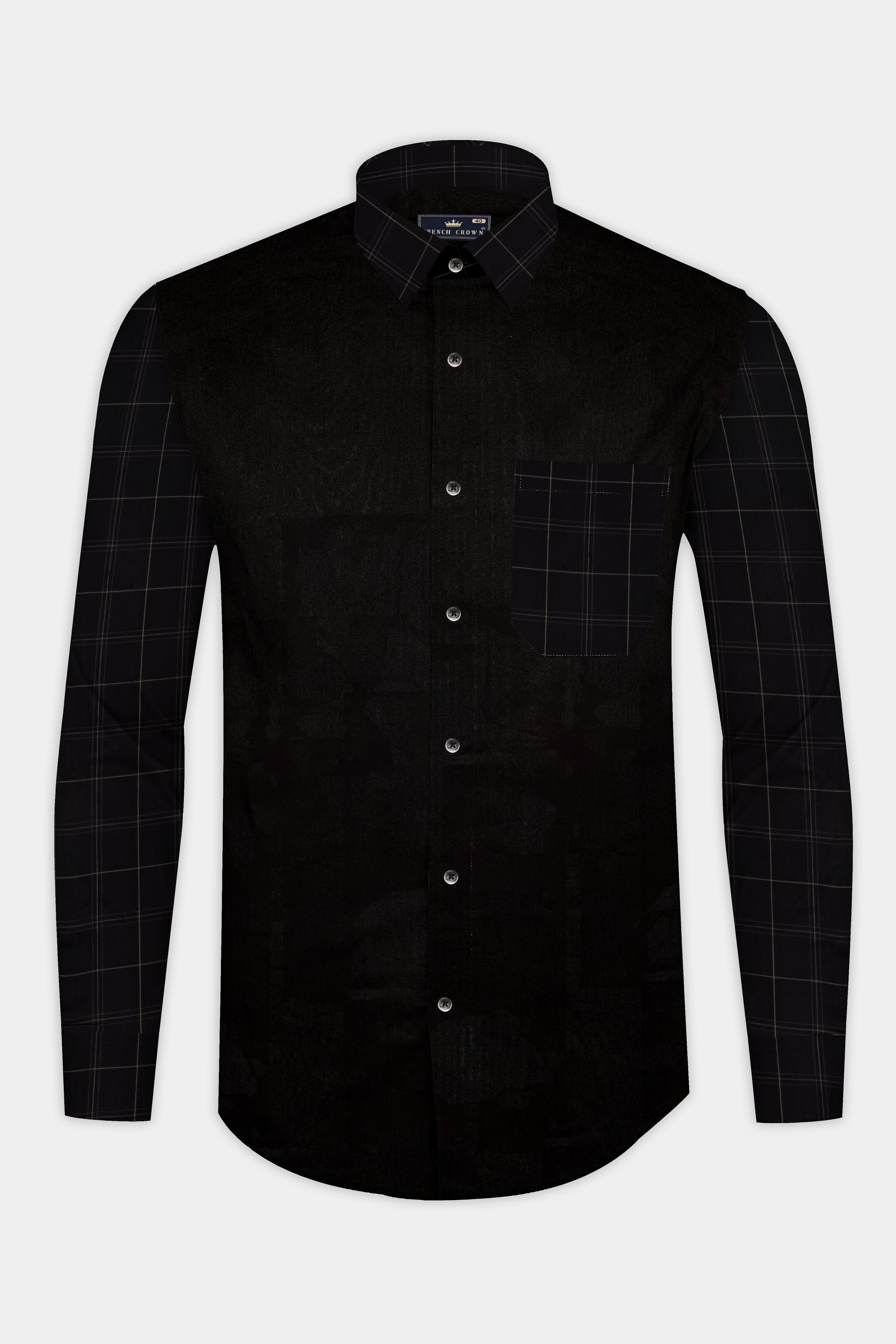 Jade Black Super Soft Premium Cotton Designer Shirt