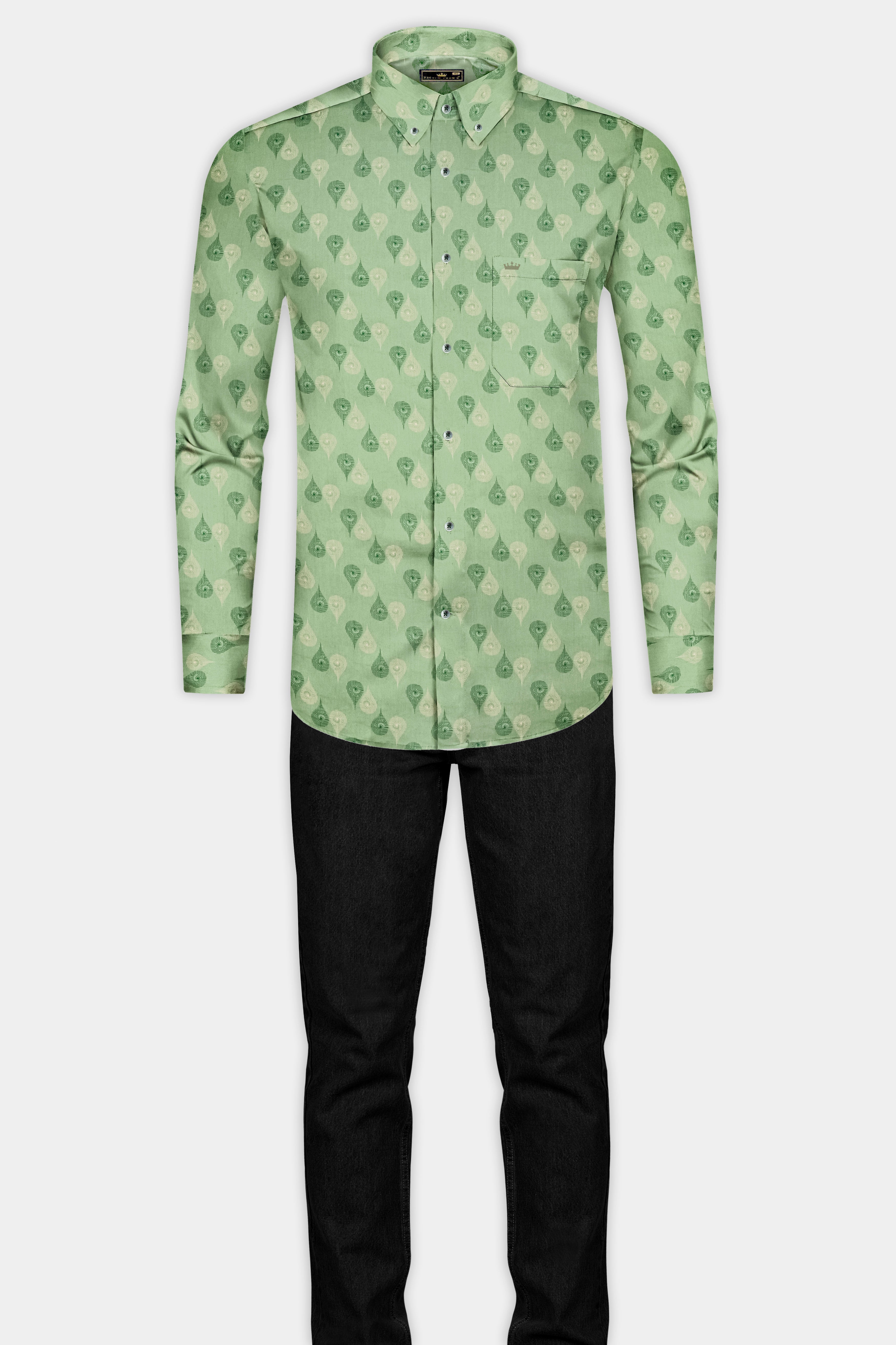 Norway Green Printed Super Soft Premium Cotton Shirt 12894-BD-GR-38, 12894-BD-GR-H-38, 12894-BD-GR-39, 12894-BD-GR-H-39, 12894-BD-GR-40, 12894-BD-GR-H-40, 12894-BD-GR-42, 12894-BD-GR-H-42, 12894-BD-GR-44, 12894-BD-GR-H-44, 12894-BD-GR-46, 12894-BD-GR-H-46, 12894-BD-GR-48, 12894-BD-GR-H-48, 12894-BD-GR-50, 12894-BD-GR-H-50, 12894-BD-GR-52, 12894-BD-GR-H-52