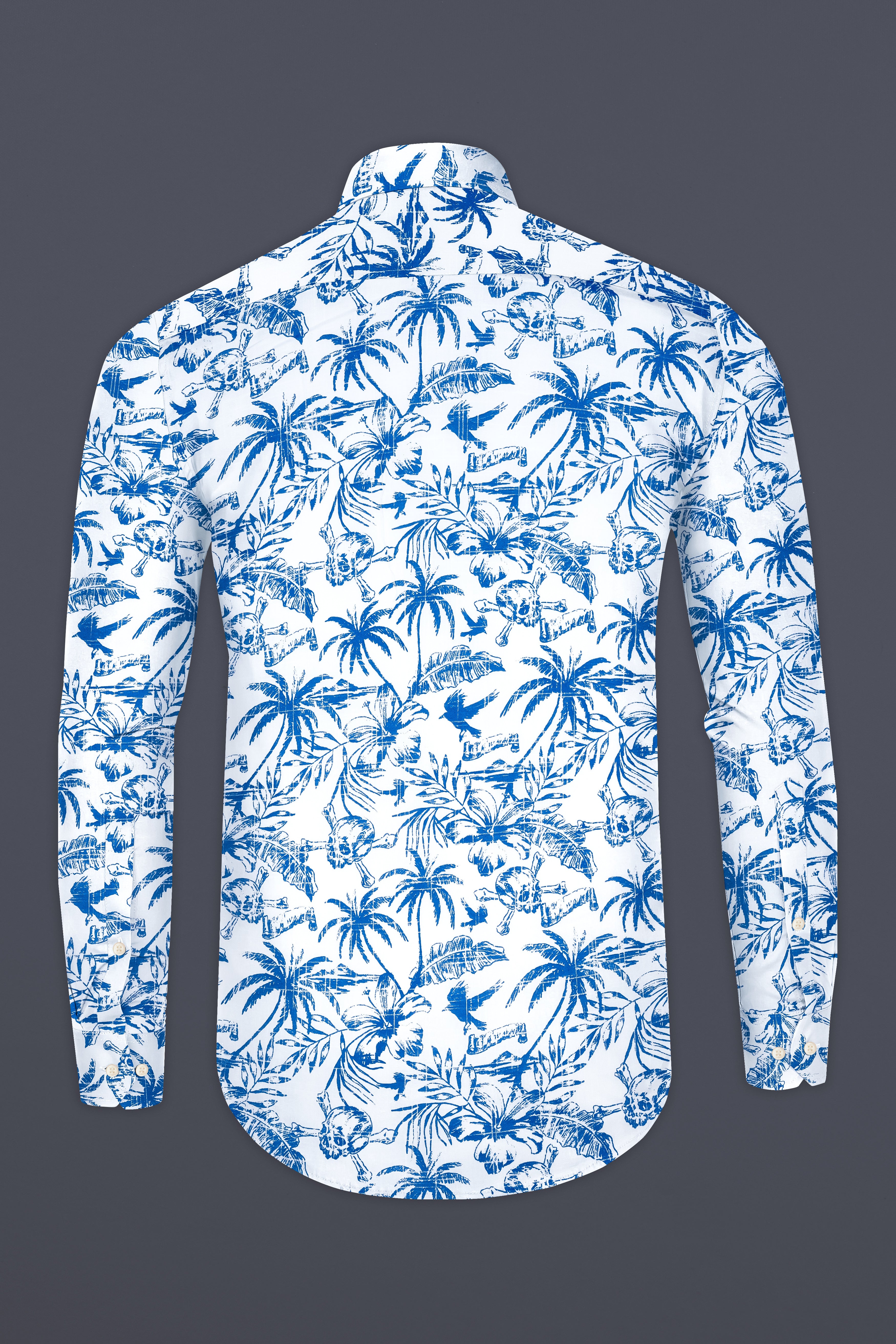 Cobalt Blue And Bright White Coconut Tree Printed Luxuries Linen Shirt 12900-38, 12900-H-38, 12900-39, 12900-H-39, 12900-40, 12900-H-40, 12900-42, 12900-H-42, 12900-44, 12900-H-44, 12900-46, 12900-H-46, 12900-48, 12900-H-48, 12900-50, 12900-H-50, 12900-52, 12900-H-52