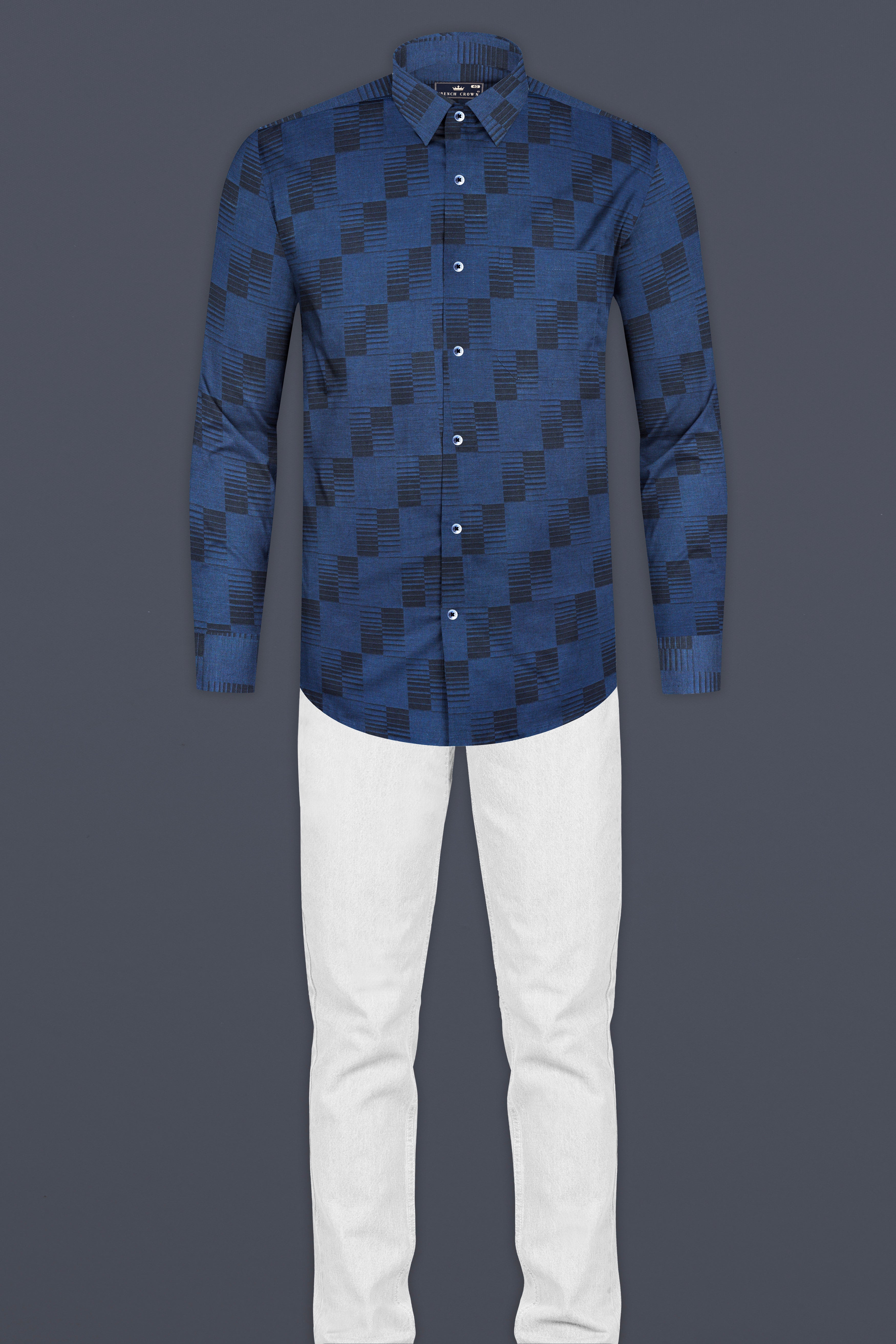 Fiord Blue Jacquard Textured Printed Premium Cotton Shirt 12918-BLE-38, 12918-BLE-H-38, 12918-BLE-39, 12918-BLE-H-39, 12918-BLE-40, 12918-BLE-H-40, 12918-BLE-42, 12918-BLE-H-42, 12918-BLE-44, 12918-BLE-H-44, 12918-BLE-46, 12918-BLE-H-46, 12918-BLE-48, 12918-BLE-H-48, 12918-BLE-50, 12918-BLE-H-50, 12918-BLE-52, 12918-BLE-H-52