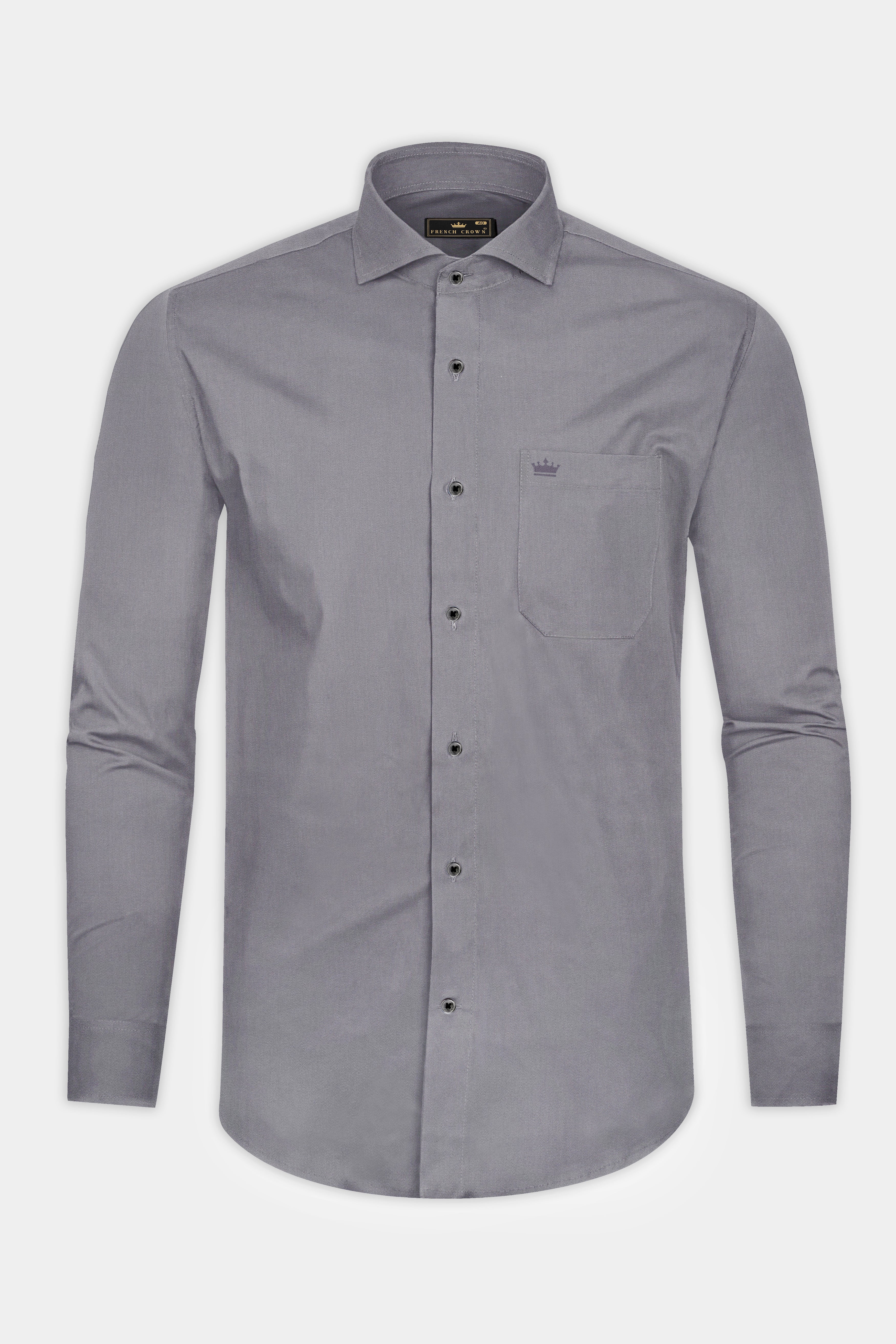 Venus Gray Solid Subtle Sheen Super Soft Premium Cotton Shirt 12922-CA-BLK-38,  12922-CA-BLK-H-38,  12922-CA-BLK-39,  12922-CA-BLK-H-39,  12922-CA-BLK-40,  12922-CA-BLK-H-40,  12922-CA-BLK-42,  12922-CA-BLK-H-42,  12922-CA-BLK-44,  12922-CA-BLK-H-44,  12922-CA-BLK-46,  12922-CA-BLK-H-46,  12922-CA-BLK-48,  12922-CA-BLK-H-48,  12922-CA-BLK-50,  12922-CA-BLK-H-50,  12922-CA-BLK-52,  12922-CA-BLK-H-52