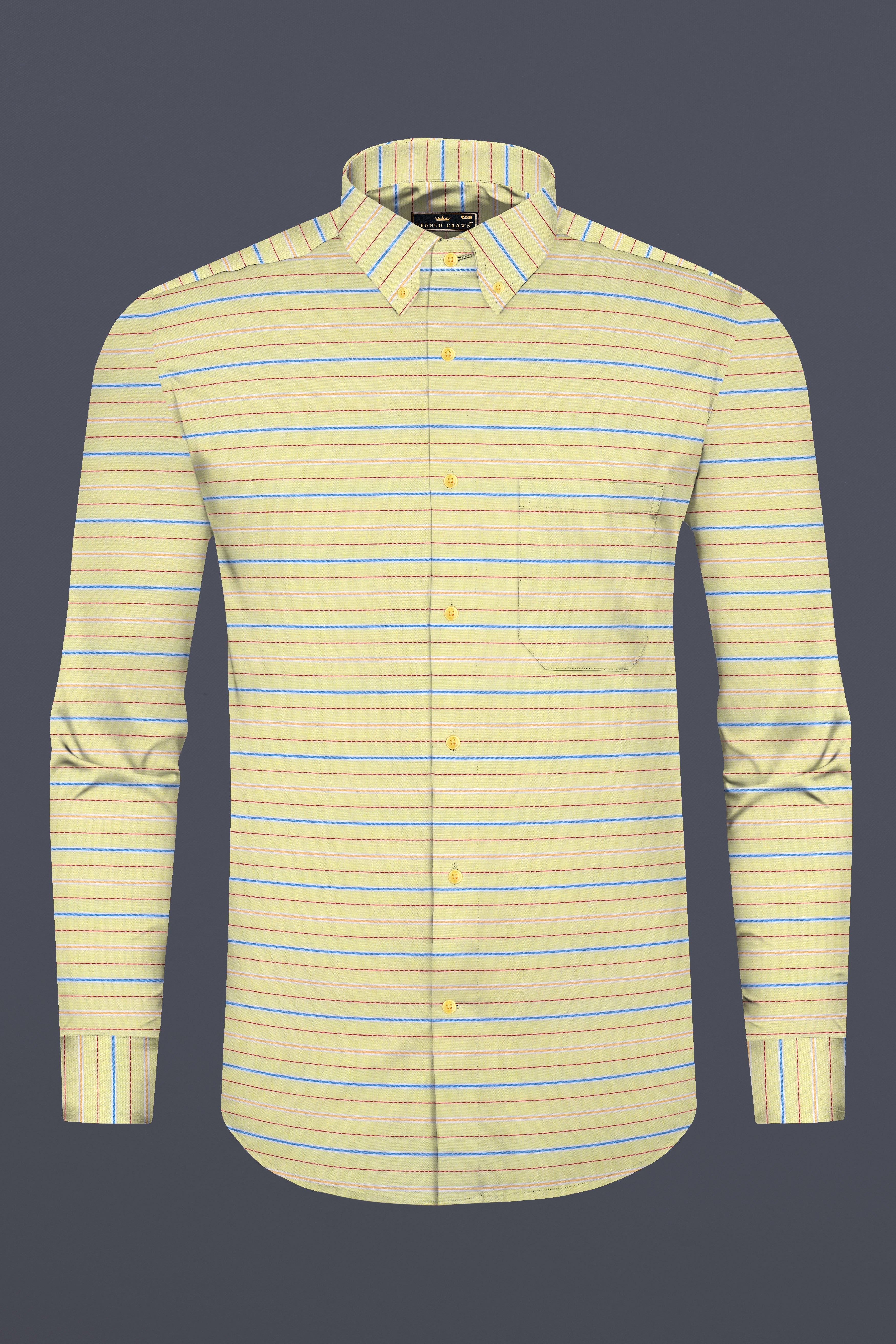 Hazel Yellow Striped Dobby Textured Premium Cotton Shirt 12930-BD-YL-38, 12930-BD-YL-H-38, 12930-BD-YL-39, 12930-BD-YL-H-39, 12930-BD-YL-40, 12930-BD-YL-H-40, 12930-BD-YL-42, 12930-BD-YL-H-42, 12930-BD-YL-44, 12930-BD-YL-H-44, 12930-BD-YL-46, 12930-BD-YL-H-46, 12930-BD-YL-48, 12930-BD-YL-H-48, 12930-BD-YL-50, 12930-BD-YL-H-50, 12930-BD-YL-52, 12930-BD-YL-H-52