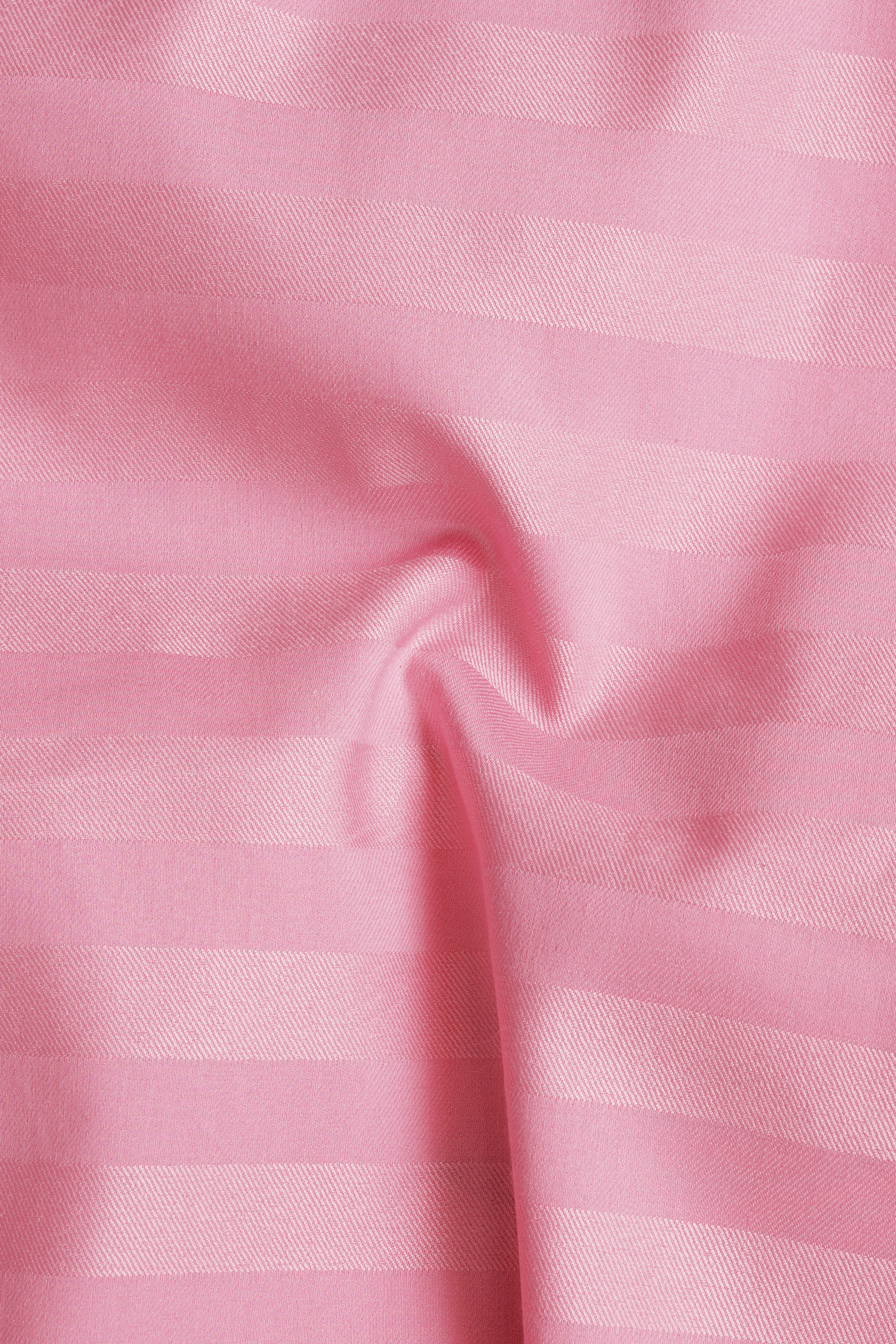 Rose Pink Striped Dobby Textured Premium Cotton Shirt 12932-38, 12932-H-38, 12932-39, 12932-H-39, 12932-40, 12932-H-40, 12932-42, 12932-H-42, 12932-44, 12932-H-44, 12932-46, 12932-H-46, 12932-48, 12932-H-48, 12932-50, 12932-H-50, 12932-52, 12932-H-52