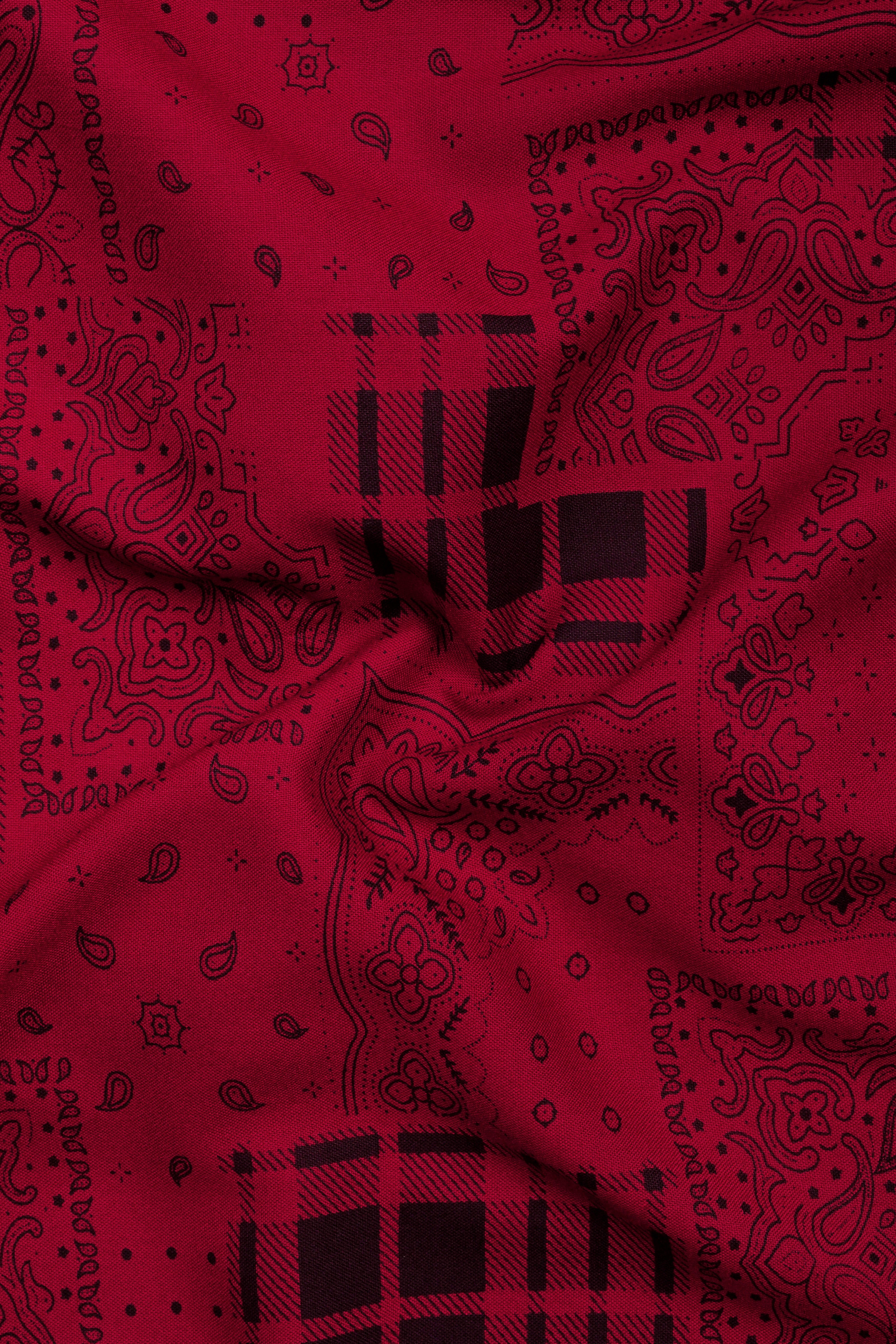 Merlot Red Printed Premium Tencel Shirt 12945-BLK-38, 12945-BLK-H-38, 12945-BLK-39, 12945-BLK-H-39, 12945-BLK-40, 12945-BLK-H-40, 12945-BLK-42, 12945-BLK-H-42, 12945-BLK-44, 12945-BLK-H-44, 12945-BLK-46, 12945-BLK-H-46, 12945-BLK-48, 12945-BLK-H-48, 12945-BLK-50, 12945-BLK-H-50, 12945-BLK-52, 12945-BLK-H-52