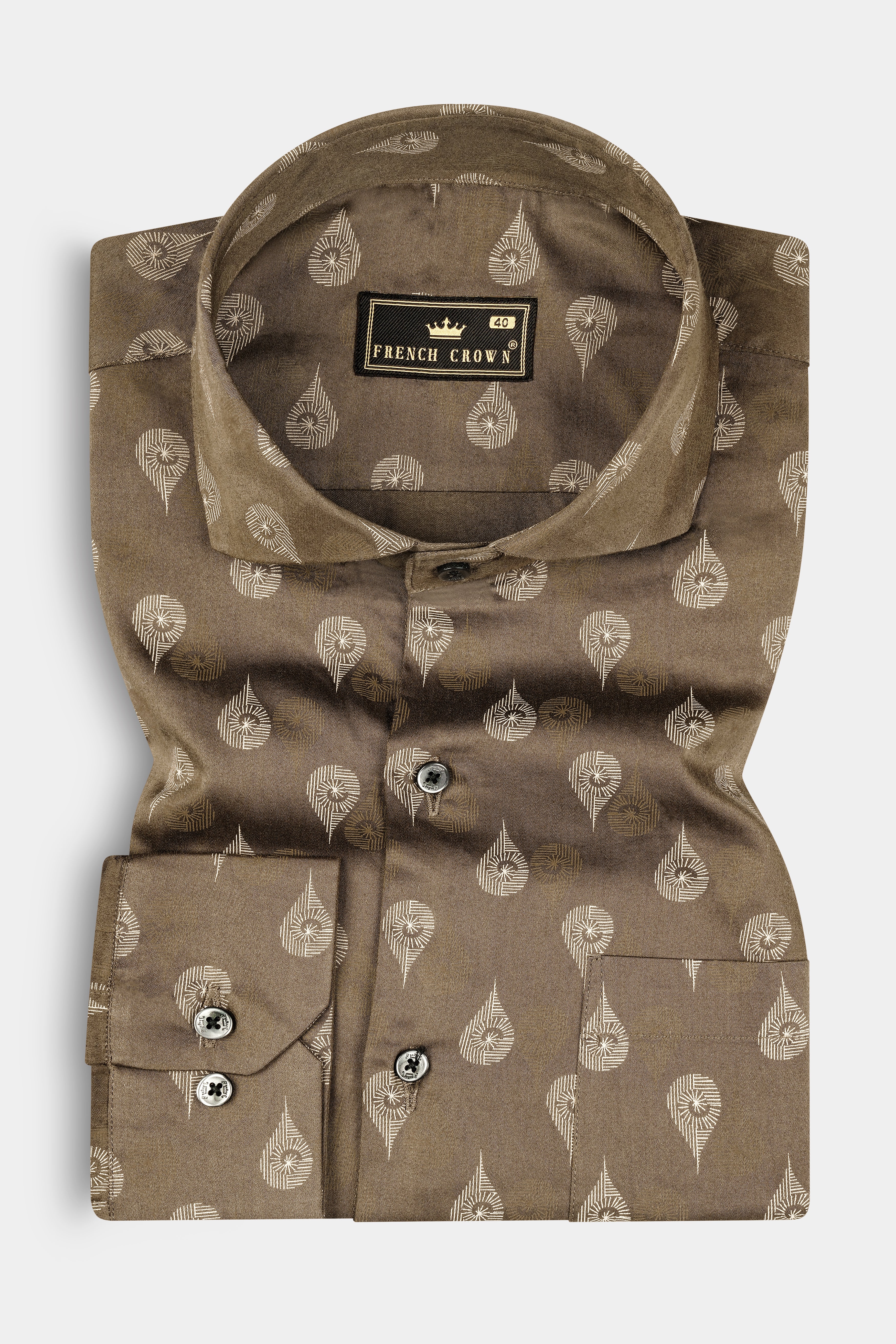 Sandstone Brown Printed Subtle Sheen Super Soft Premium Cotton Shirt 12959-CA-BLK-38 ,12959-CA-BLK-H-38 ,12959-CA-BLK-39 ,12959-CA-BLK-H-39 ,12959-CA-BLK-40 ,12959-CA-BLK-H-40 ,12959-CA-BLK-42 ,12959-CA-BLK-H-42 ,12959-CA-BLK-44 ,12959-CA-BLK-H-44 ,12959-CA-BLK-46 ,12959-CA-BLK-H-46 ,12959-CA-BLK-48 ,12959-CA-BLK-H-48 ,12959-CA-BLK-50 ,12959-CA-BLK-H-50 ,12959-CA-BLK-52 ,12959-CA-BLK-H-52