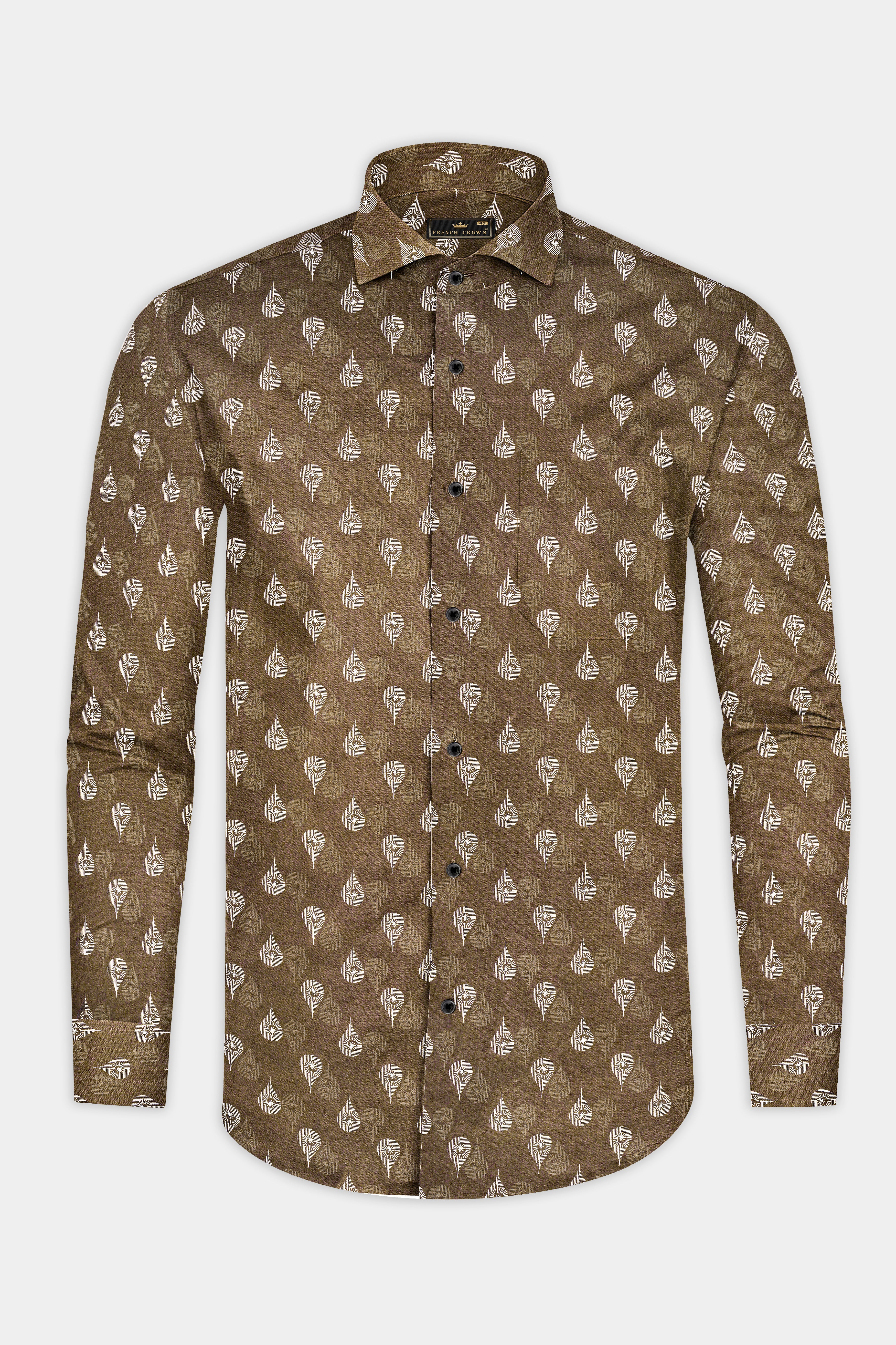 Sandstone Brown Printed Subtle Sheen Super Soft Premium Cotton Shirt 12959-CA-BLK-38 ,12959-CA-BLK-H-38 ,12959-CA-BLK-39 ,12959-CA-BLK-H-39 ,12959-CA-BLK-40 ,12959-CA-BLK-H-40 ,12959-CA-BLK-42 ,12959-CA-BLK-H-42 ,12959-CA-BLK-44 ,12959-CA-BLK-H-44 ,12959-CA-BLK-46 ,12959-CA-BLK-H-46 ,12959-CA-BLK-48 ,12959-CA-BLK-H-48 ,12959-CA-BLK-50 ,12959-CA-BLK-H-50 ,12959-CA-BLK-52 ,12959-CA-BLK-H-52