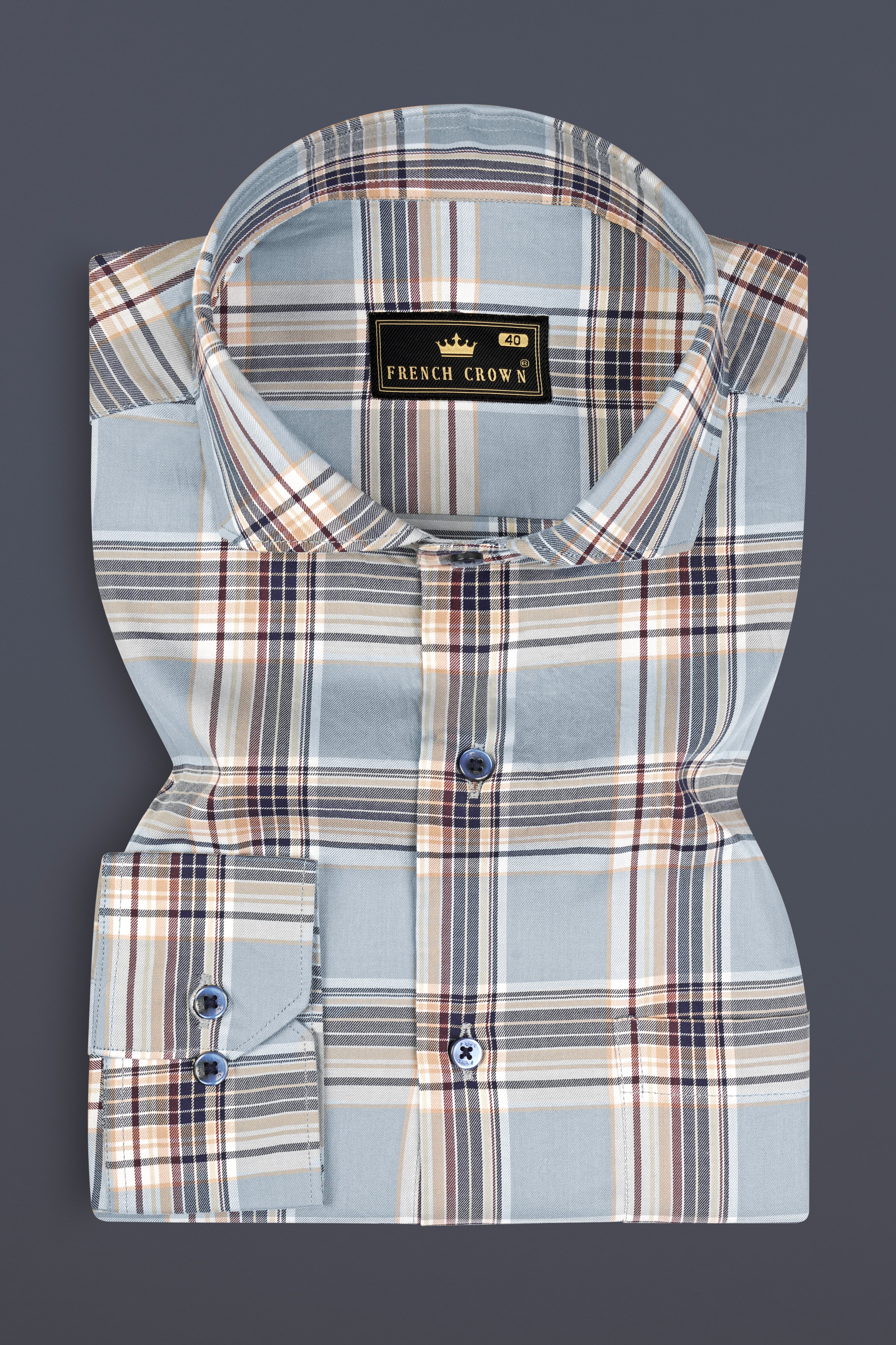 Periwinkle Blue Checked Twill Premium Cotton Shirt 12962-CA-BLE-38, 12962-CA-BLE-H-38, 12962-CA-BLE-39, 12962-CA-BLE-H-39, 12962-CA-BLE-40, 12962-CA-BLE-H-40, 12962-CA-BLE-42, 12962-CA-BLE-H-42, 12962-CA-BLE-44, 12962-CA-BLE-H-44, 12962-CA-BLE-46, 12962-CA-BLE-H-46, 12962-CA-BLE-48, 12962-CA-BLE-H-48, 12962-CA-BLE-50, 12962-CA-BLE-H-50, 12962-CA-BLE-52, 12962-CA-BLE-H-52