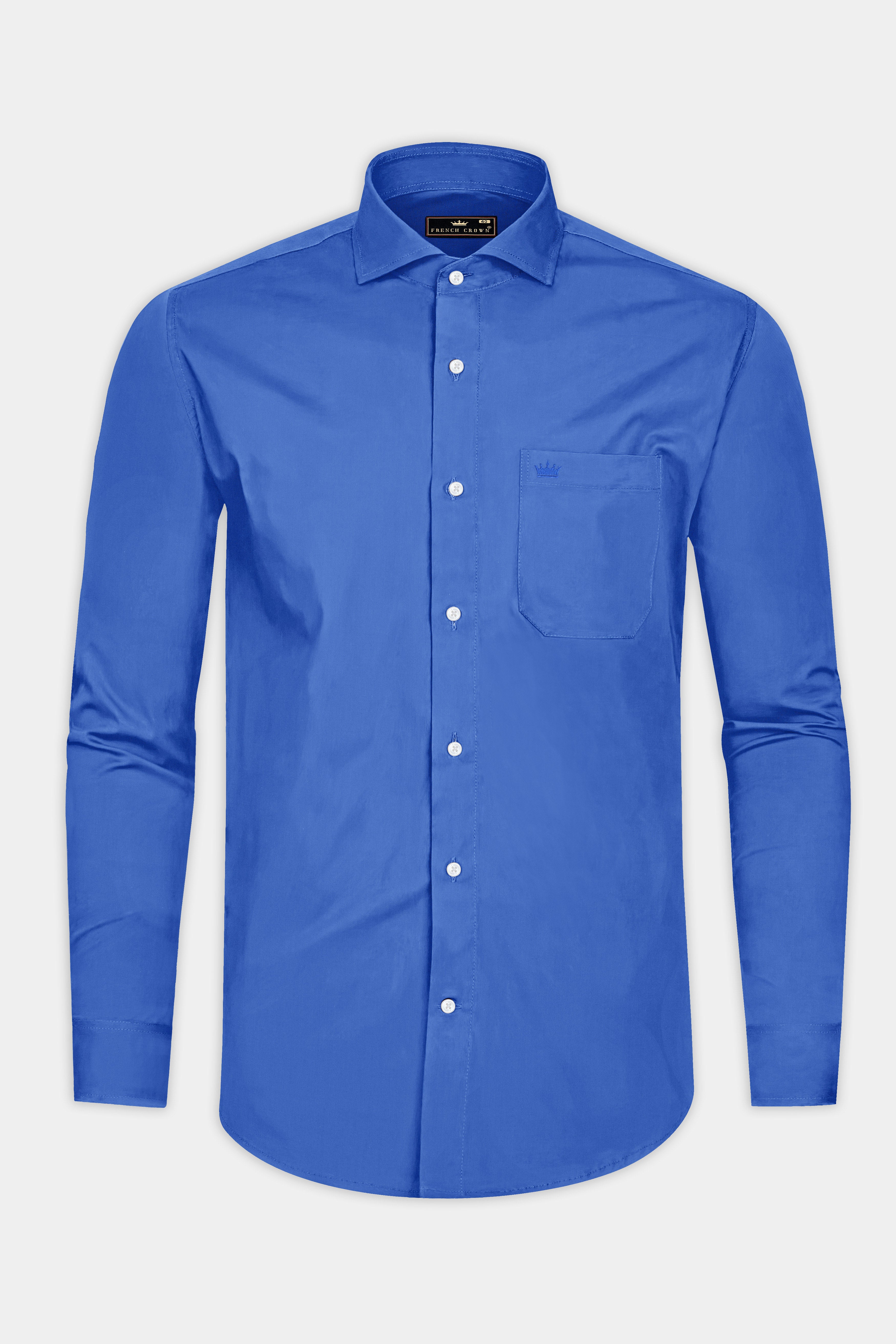 Tufts Blue Solid Royal Oxford Premium Cotton Shirt 12970-CA-38, 12970-CA-H-38, 12970-CA-39, 12970-CA-H-39, 12970-CA-40, 12970-CA-H-40, 12970-CA-42, 12970-CA-H-42, 12970-CA-44, 12970-CA-H-44, 12970-CA-46, 12970-CA-H-46, 12970-CA-48, 12970-CA-H-48, 12970-CA-50, 12970-CA-H-50, 12970-CA-52, 12970-CA-H-52