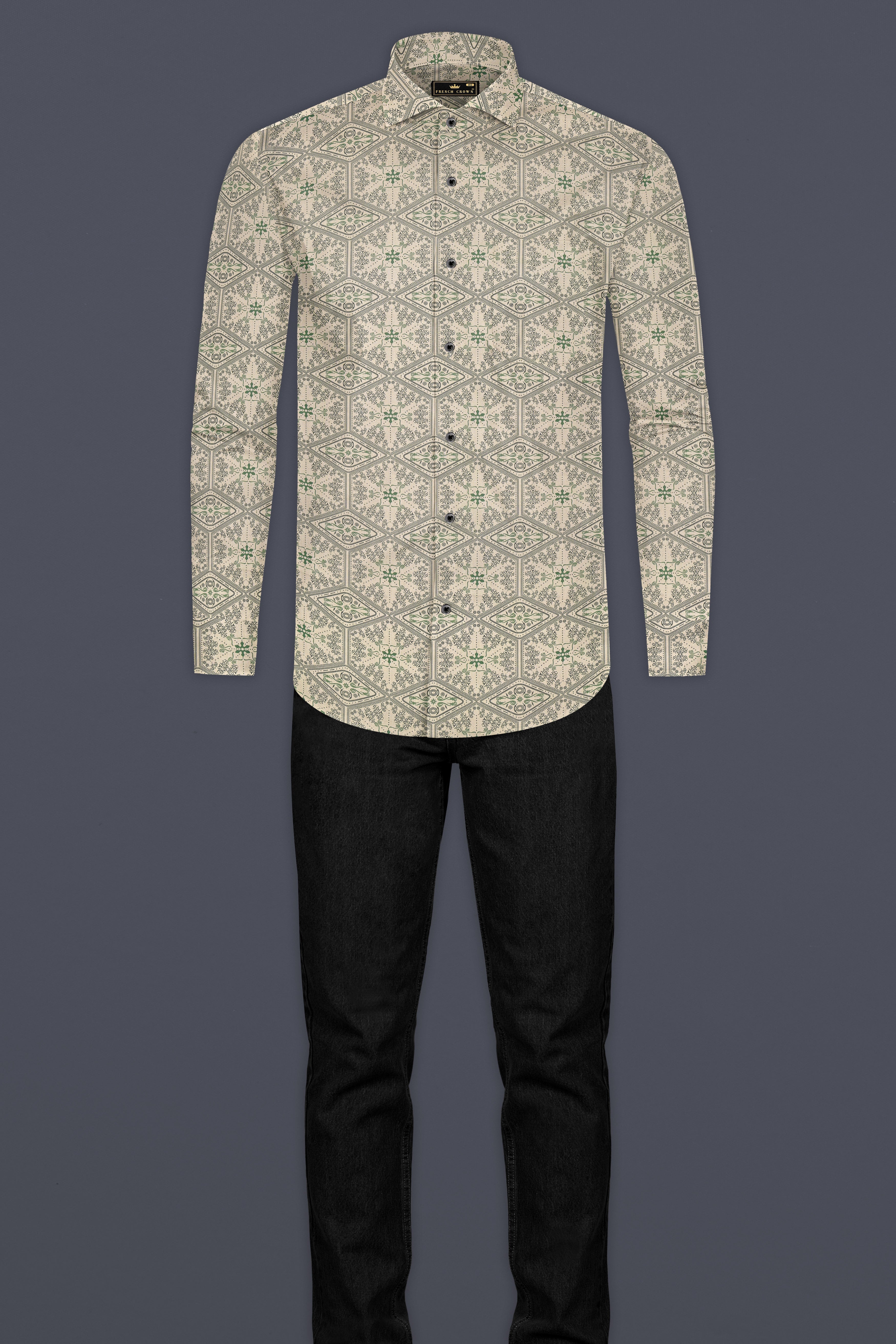 Thistle Cream Printed Premium Giza Cotton Shirt 12982-CA-BLK-38 ,12982-CA-BLK-H-38 ,12982-CA-BLK-39 ,12982-CA-BLK-H-39 ,12982-CA-BLK-40 ,12982-CA-BLK-H-40 ,12982-CA-BLK-42 ,12982-CA-BLK-H-42 ,12982-CA-BLK-44 ,12982-CA-BLK-H-44 ,12982-CA-BLK-46 ,12982-CA-BLK-H-46 ,12982-CA-BLK-48 ,12982-CA-BLK-H-48 ,12982-CA-BLK-50 ,12982-CA-BLK-H-50 ,12982-CA-BLK-52 ,12982-CA-BLK-H-52