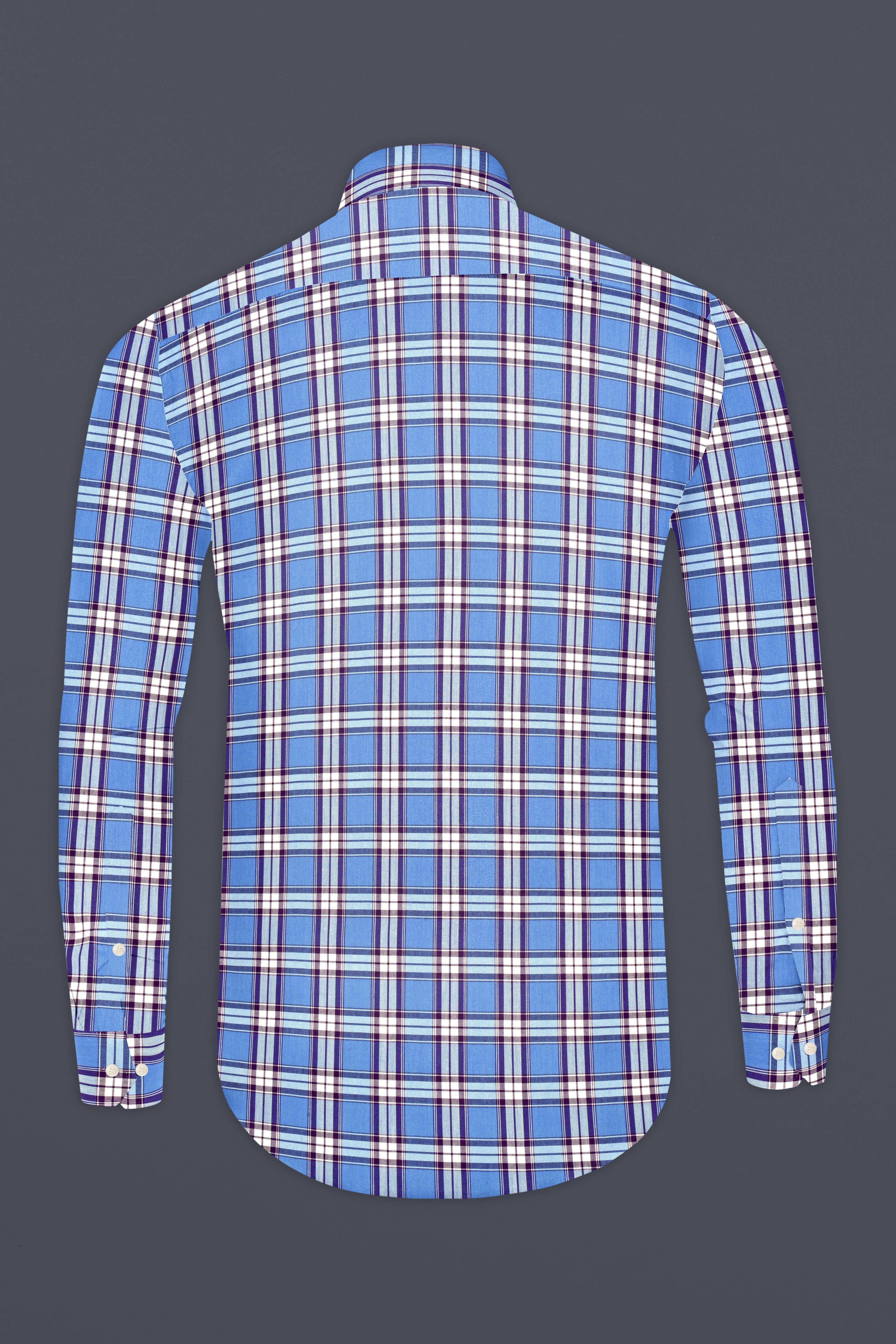 Celestial Blue Checks Plaid Premium Giza Cotton Shirt 12983-CP-38 ,12983-CP-H-38 ,12983-CP-39 ,12983-CP-H-39 ,12983-CP-40 ,12983-CP-H-40 ,12983-CP-42 ,12983-CP-H-42 ,12983-CP-44 ,12983-CP-H-44 ,12983-CP-46 ,12983-CP-H-46 ,12983-CP-48 ,12983-CP-H-48 ,12983-CP-50 ,12983-CP-H-50 ,12983-CP-52 ,12983-CP-H-52