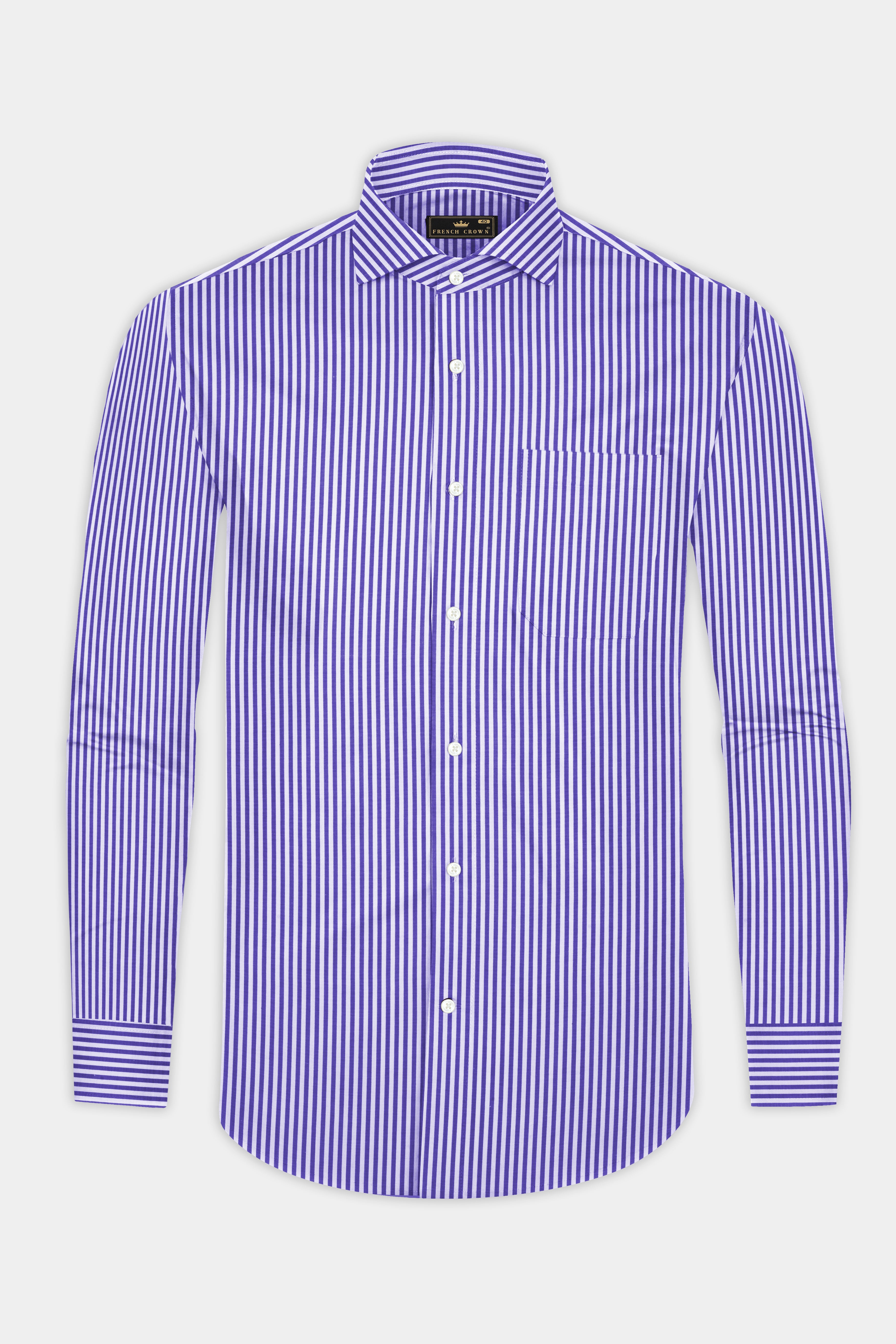 Crocus Blue And Bright White Stripes Dobby Textured Premium Giza Cotton Shirt 12984-CA-38 ,12984-CA-H-38 ,12984-CA-39 ,12984-CA-H-39 ,12984-CA-40 ,12984-CA-H-40 ,12984-CA-42 ,12984-CA-H-42 ,12984-CA-44 ,12984-CA-H-44 ,12984-CA-46 ,12984-CA-H-46 ,12984-CA-48 ,12984-CA-H-48 ,12984-CA-50 ,12984-CA-H-50 ,12984-CA-52 ,12984-CA-H-52