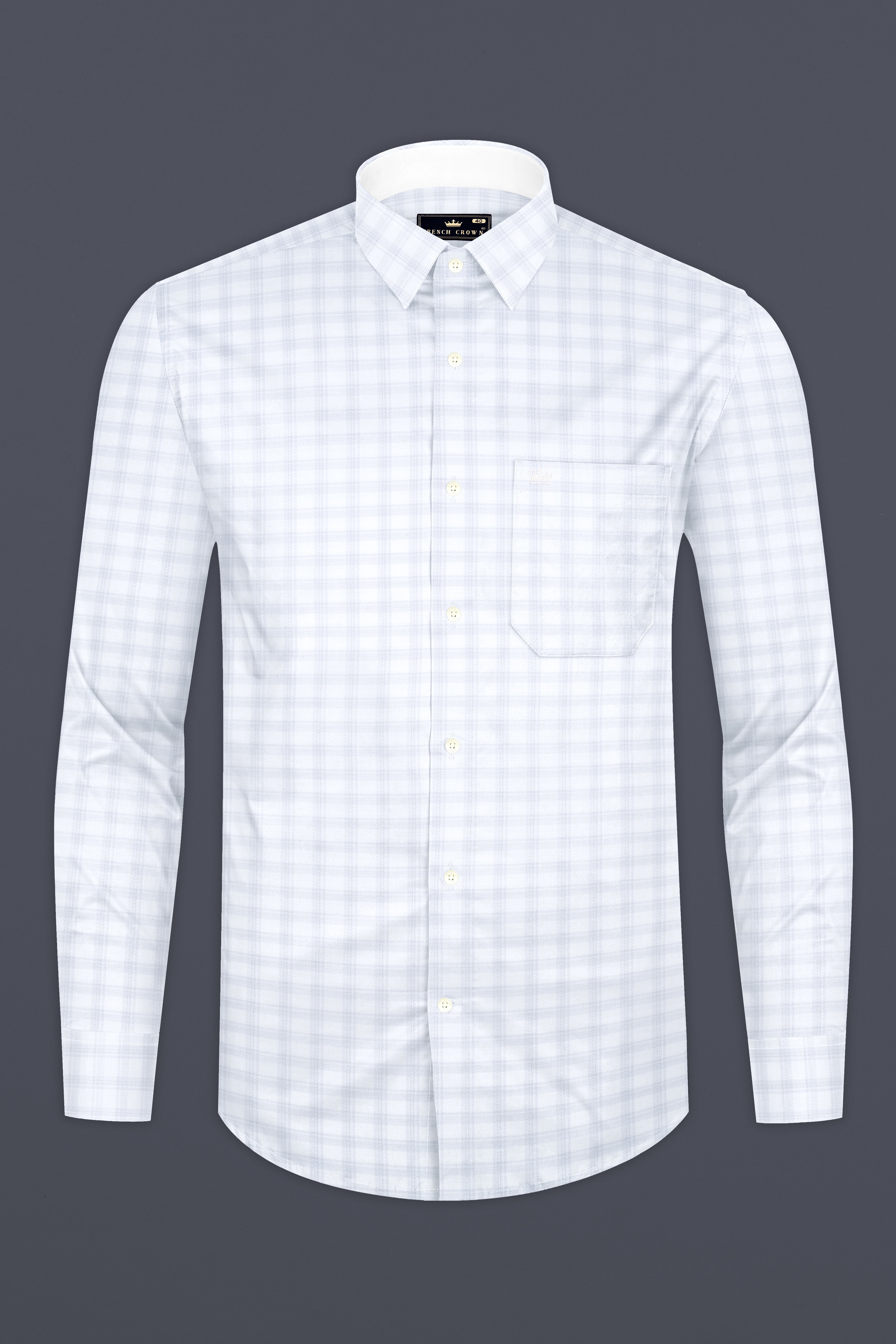 Hawkes Blue And Bright White checked Jacquard Textured Premium Cotton Shirt 13022-CP-38 ,13022-CP-H-38 ,13022-CP-39 ,13022-CP-H-39 ,13022-CP-40 ,13022-CP-H-40 ,13022-CP-42 ,13022-CP-H-42 ,13022-CP-44 ,13022-CP-H-44 ,13022-CP-46 ,13022-CP-H-46 ,13022-CP-48 ,13022-CP-H-48 ,13022-CP-50 ,13022-CP-H-50 ,13022-CP-52 ,13022-CP-H-52