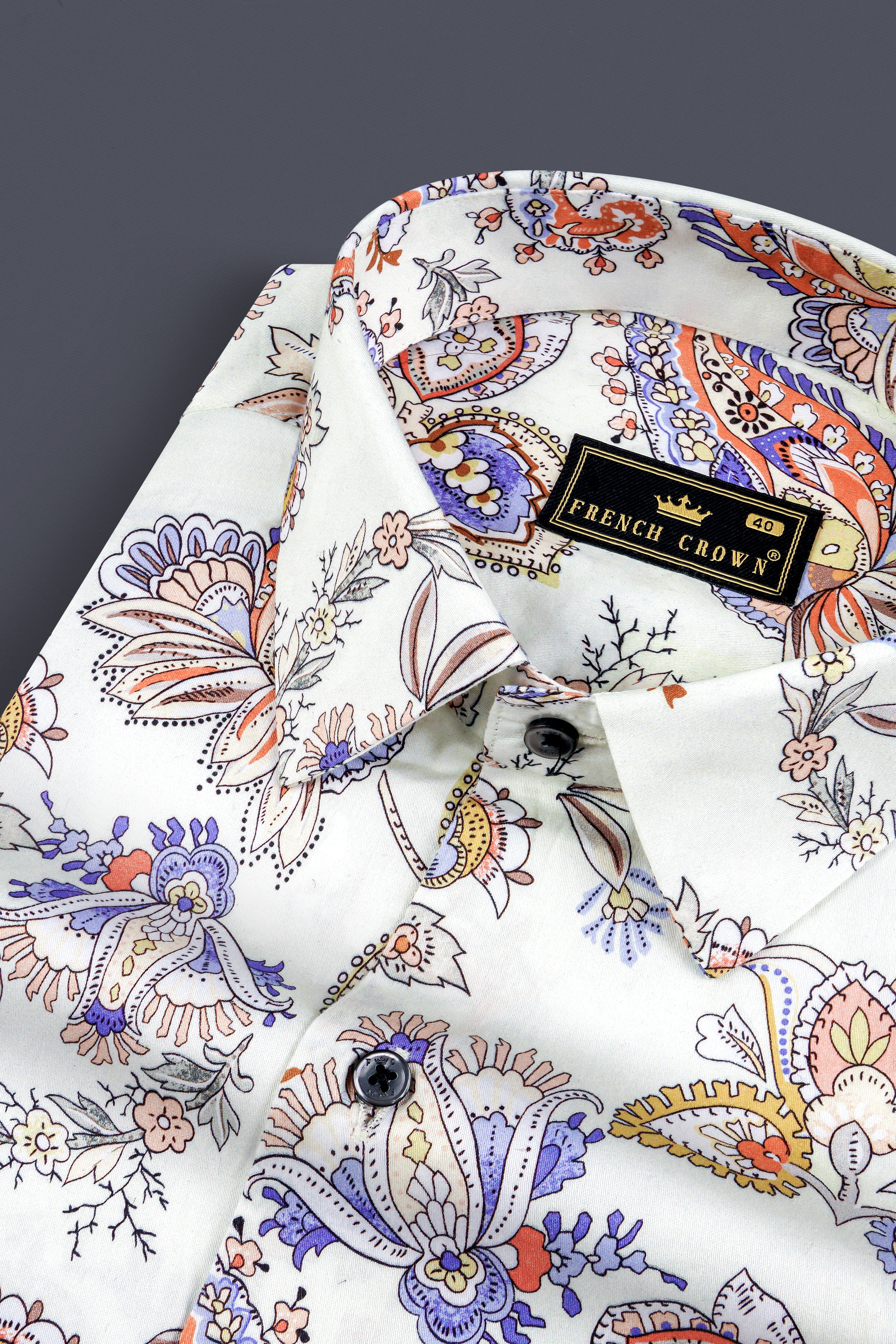 Ceramic White And Mimosa Blue Leaves Printed Subtle Sheen Super Soft Premium Cotton Shirt 13032-BLK-38, 13032-BLK-H-38, 13032-BLK-39, 13032-BLK-H-39, 13032-BLK-40, 13032-BLK-H-40, 13032-BLK-42, 13032-BLK-H-42, 13032-BLK-44, 13032-BLK-H-44, 13032-BLK-46, 13032-BLK-H-46, 13032-BLK-48, 13032-BLK-H-48, 13032-BLK-50, 13032-BLK-H-50, 13032-BLK-52, 13032-BLK-H-52