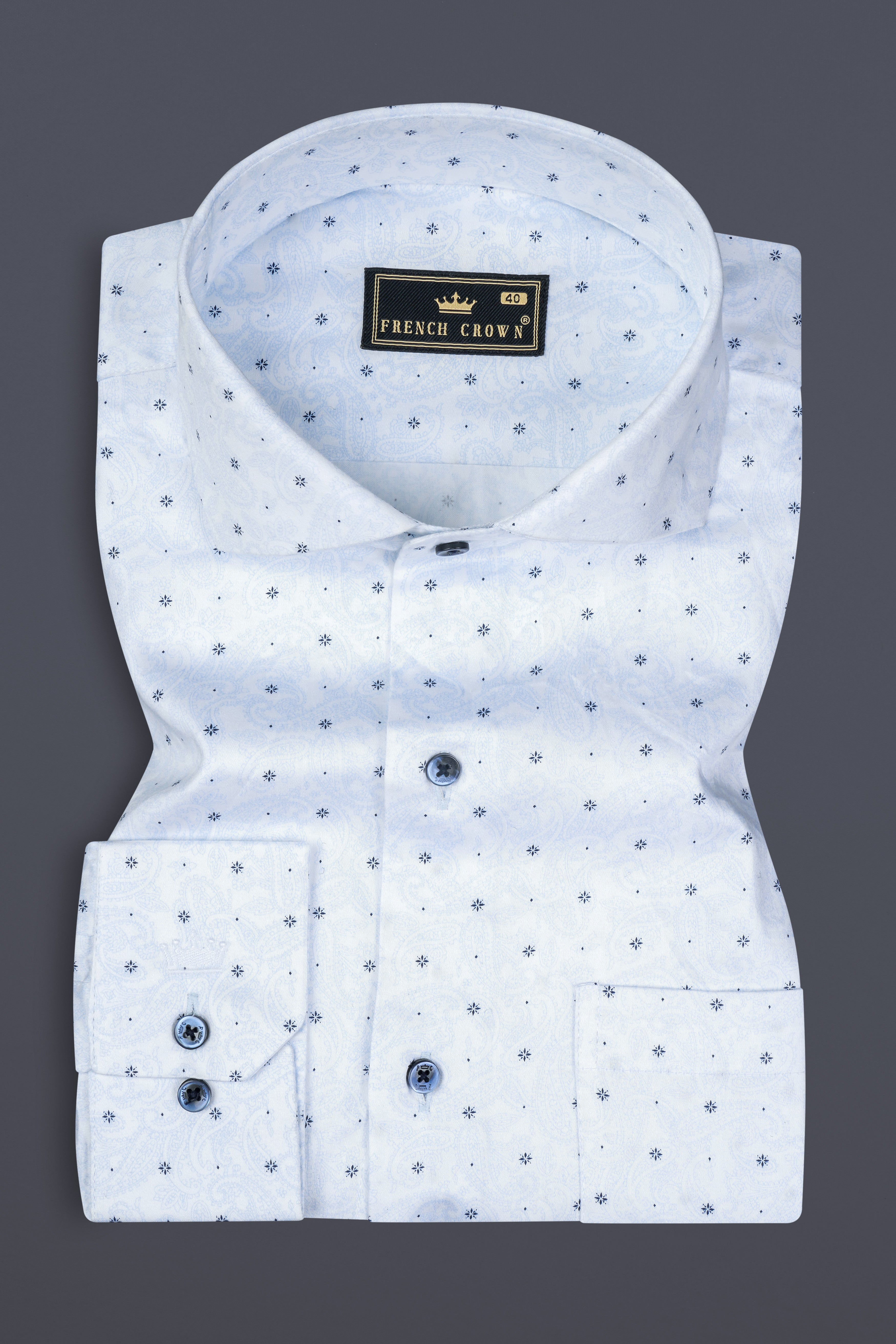 Porcelain Blue Printed Subtle Sheen Super Soft Premium Cotton Shirt 13033-CA-BLE-38, 13033-CA-BLE-H-38, 13033-CA-BLE-39, 13033-CA-BLE-H-39, 13033-CA-BLE-40, 13033-CA-BLE-H-40, 13033-CA-BLE-42, 13033-CA-BLE-H-42, 13033-CA-BLE-44, 13033-CA-BLE-H-44, 13033-CA-BLE-46, 13033-CA-BLE-H-46, 13033-CA-BLE-48, 13033-CA-BLE-H-48, 13033-CA-BLE-50, 13033-CA-BLE-H-50, 13033-CA-BLE-52, 13033-CA-BLE-H-52