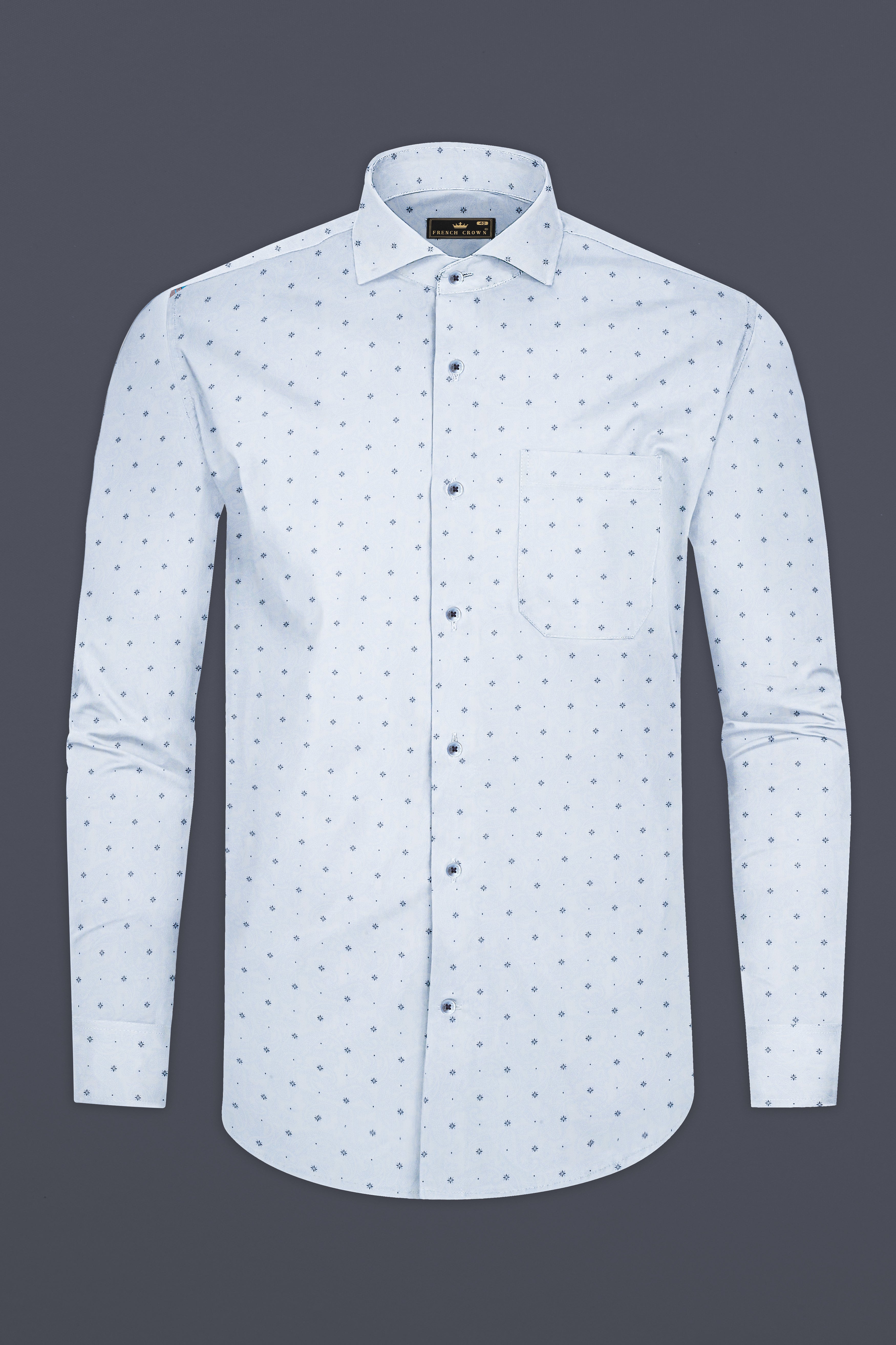 Porcelain Blue Printed Subtle Sheen Super Soft Premium Cotton Shirt 13033-CA-BLE-38, 13033-CA-BLE-H-38, 13033-CA-BLE-39, 13033-CA-BLE-H-39, 13033-CA-BLE-40, 13033-CA-BLE-H-40, 13033-CA-BLE-42, 13033-CA-BLE-H-42, 13033-CA-BLE-44, 13033-CA-BLE-H-44, 13033-CA-BLE-46, 13033-CA-BLE-H-46, 13033-CA-BLE-48, 13033-CA-BLE-H-48, 13033-CA-BLE-50, 13033-CA-BLE-H-50, 13033-CA-BLE-52, 13033-CA-BLE-H-52