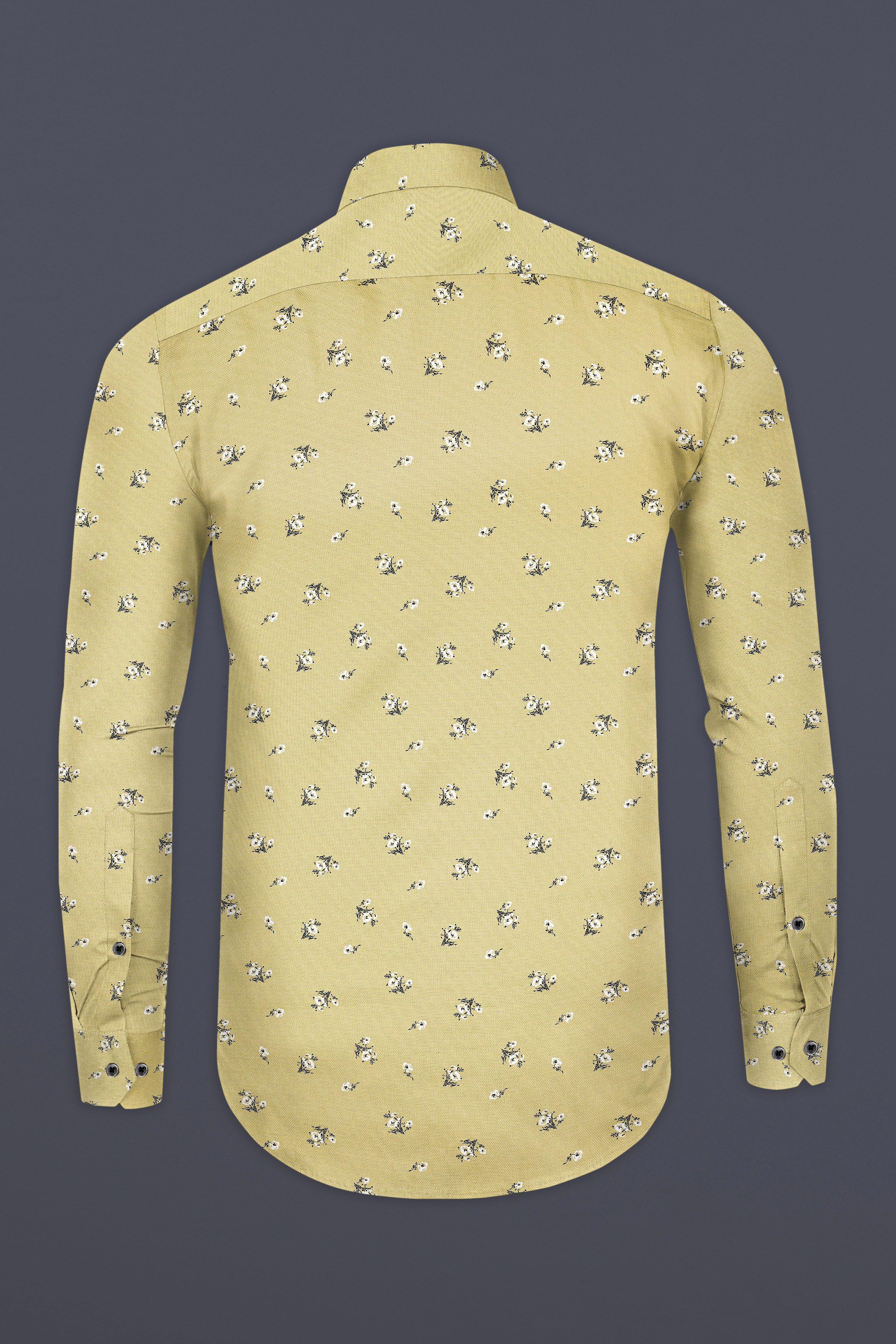 Maize Yellow Flower Printed Dobby Textured Premium Giza Cotton Shirt 13052-BLK-38, 13052-BLK-H-38, 13052-BLK-39, 13052-BLK-H-39, 13052-BLK-40, 13052-BLK-H-40, 13052-BLK-42, 13052-BLK-H-42, 13052-BLK-44, 13052-BLK-H-44, 13052-BLK-46, 13052-BLK-H-46, 13052-BLK-48, 13052-BLK-H-48, 13052-BLK-50, 13052-BLK-H-50, 13052-BLK-52, 13052-BLK-H-52