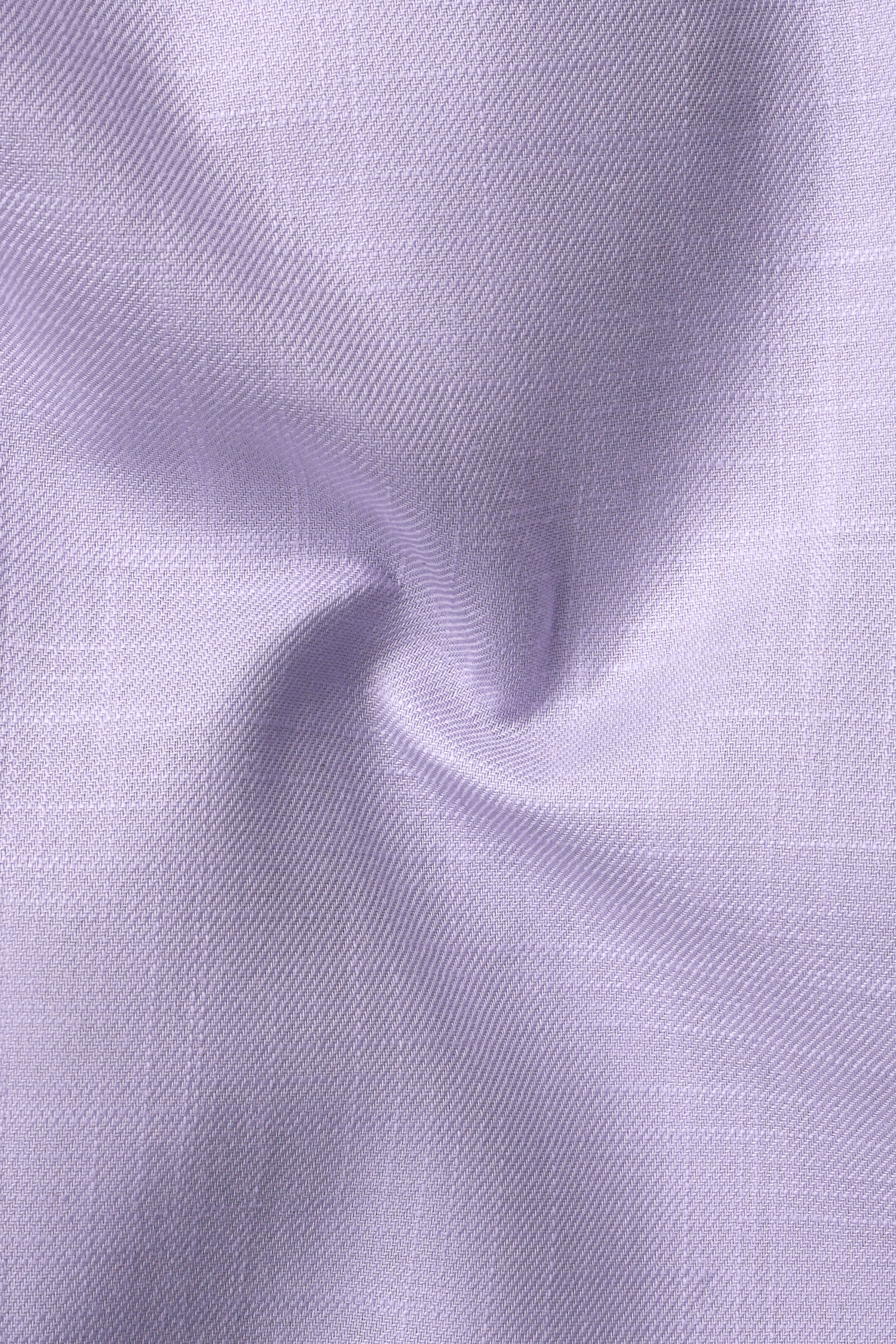 Chatelle Purple Solid Premium Luxuries Linen Shirt