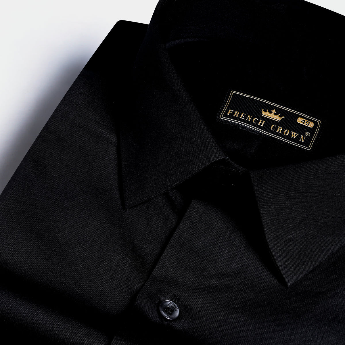 Textured Crease Shirt [Cigar 幅広い Black] PRY