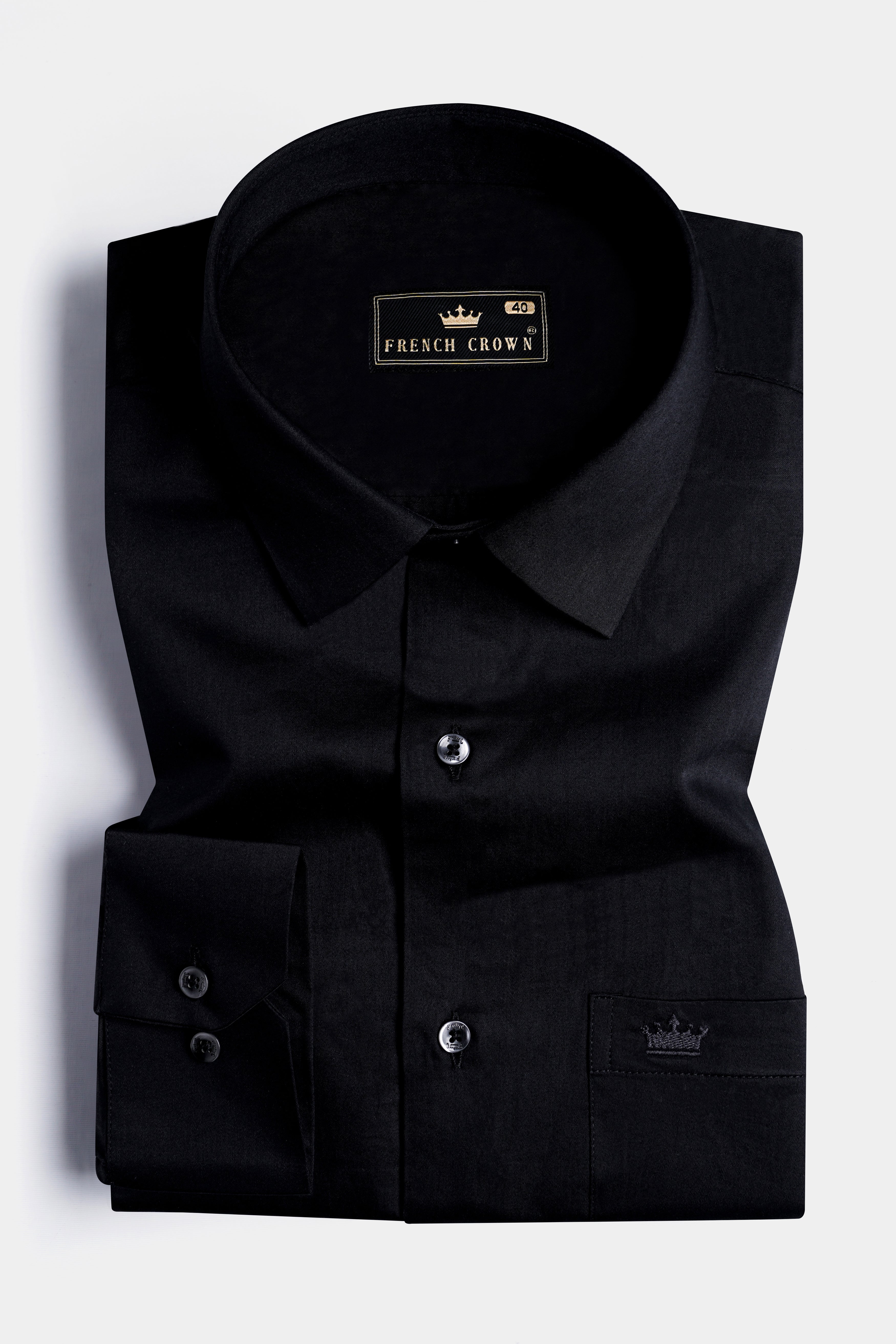 Formal black outlet top