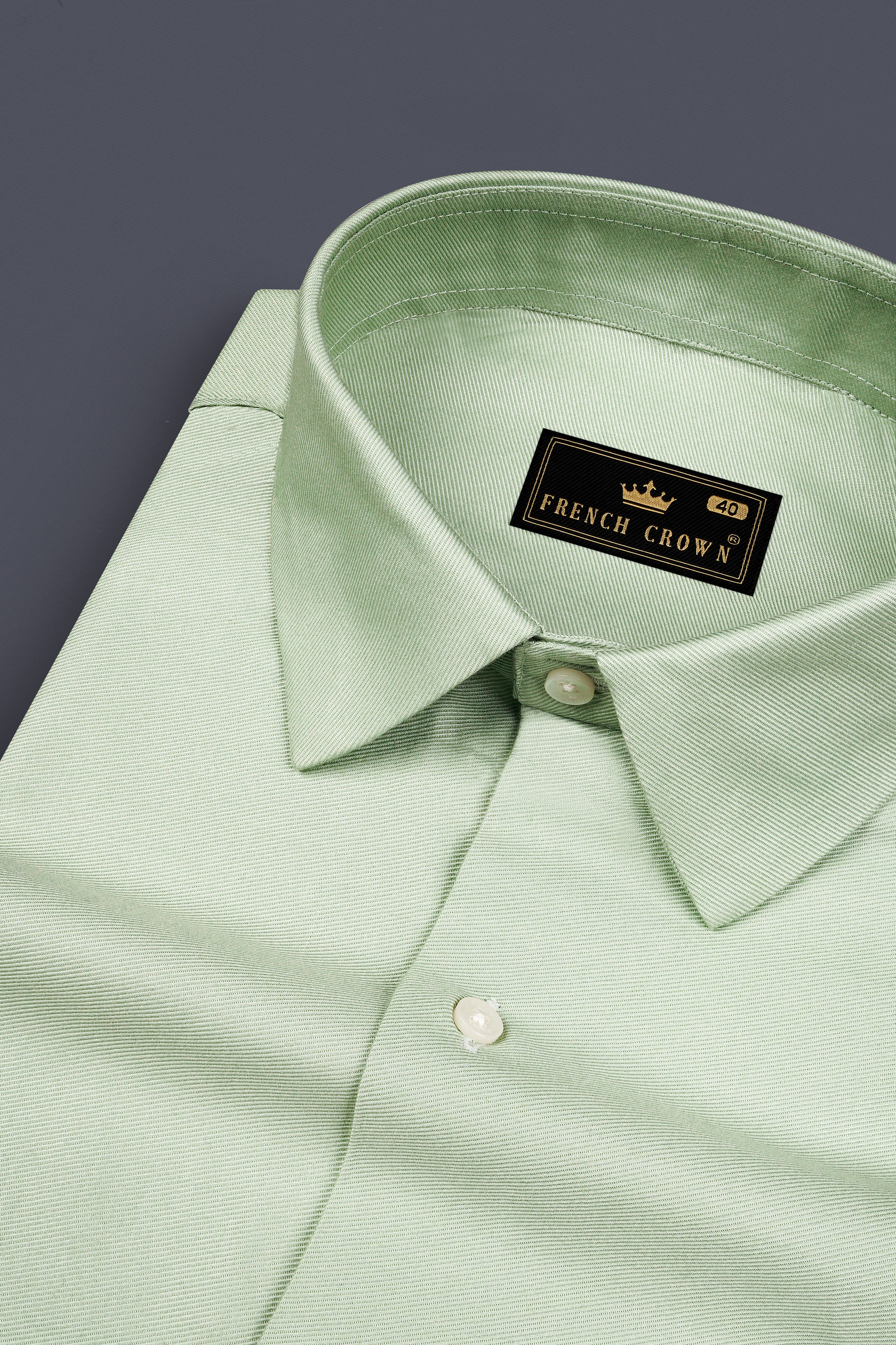 Pixie Green And Blue Whale Heavyweight Twill Premium Cotton Shirt