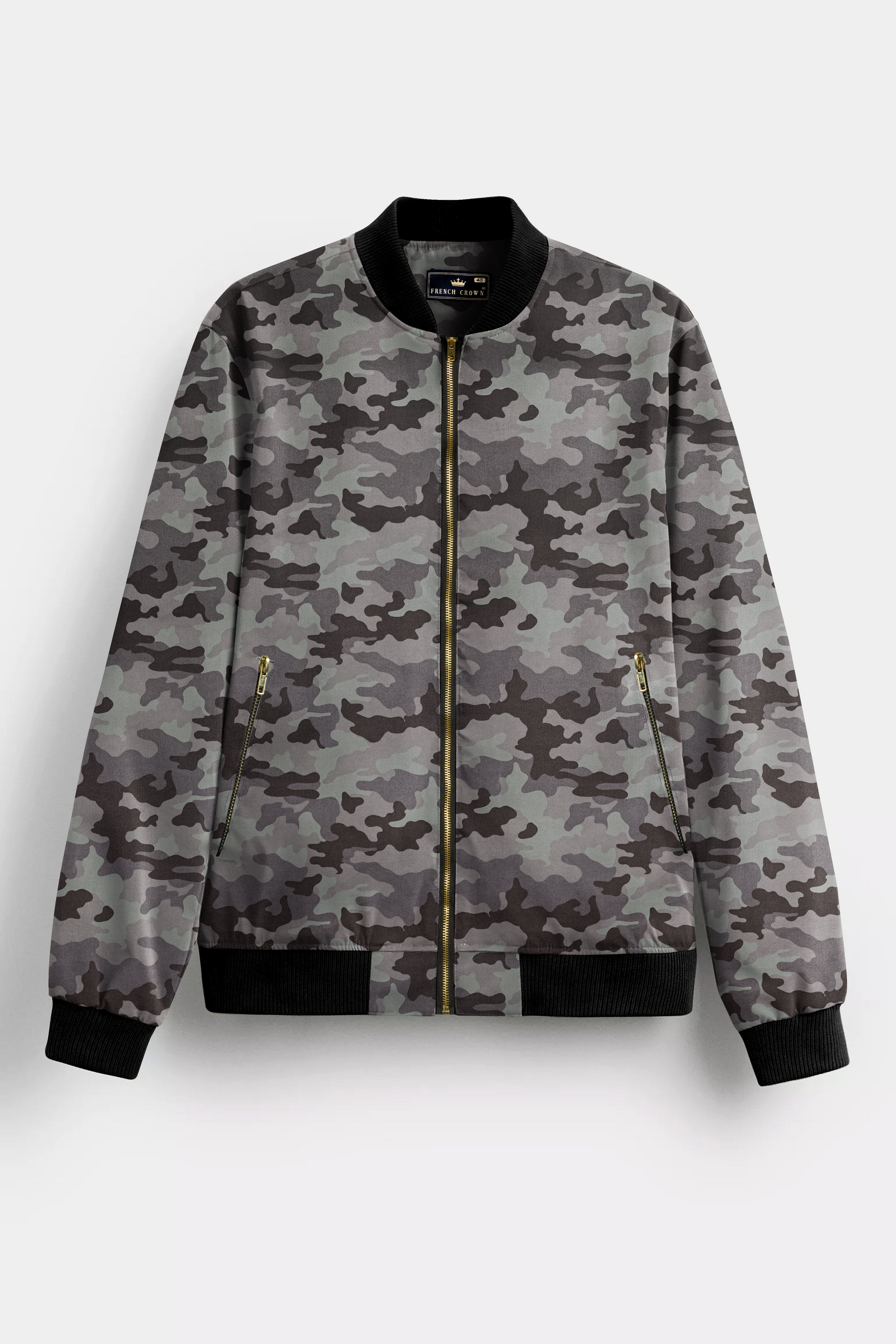 White and grey camo jacket
