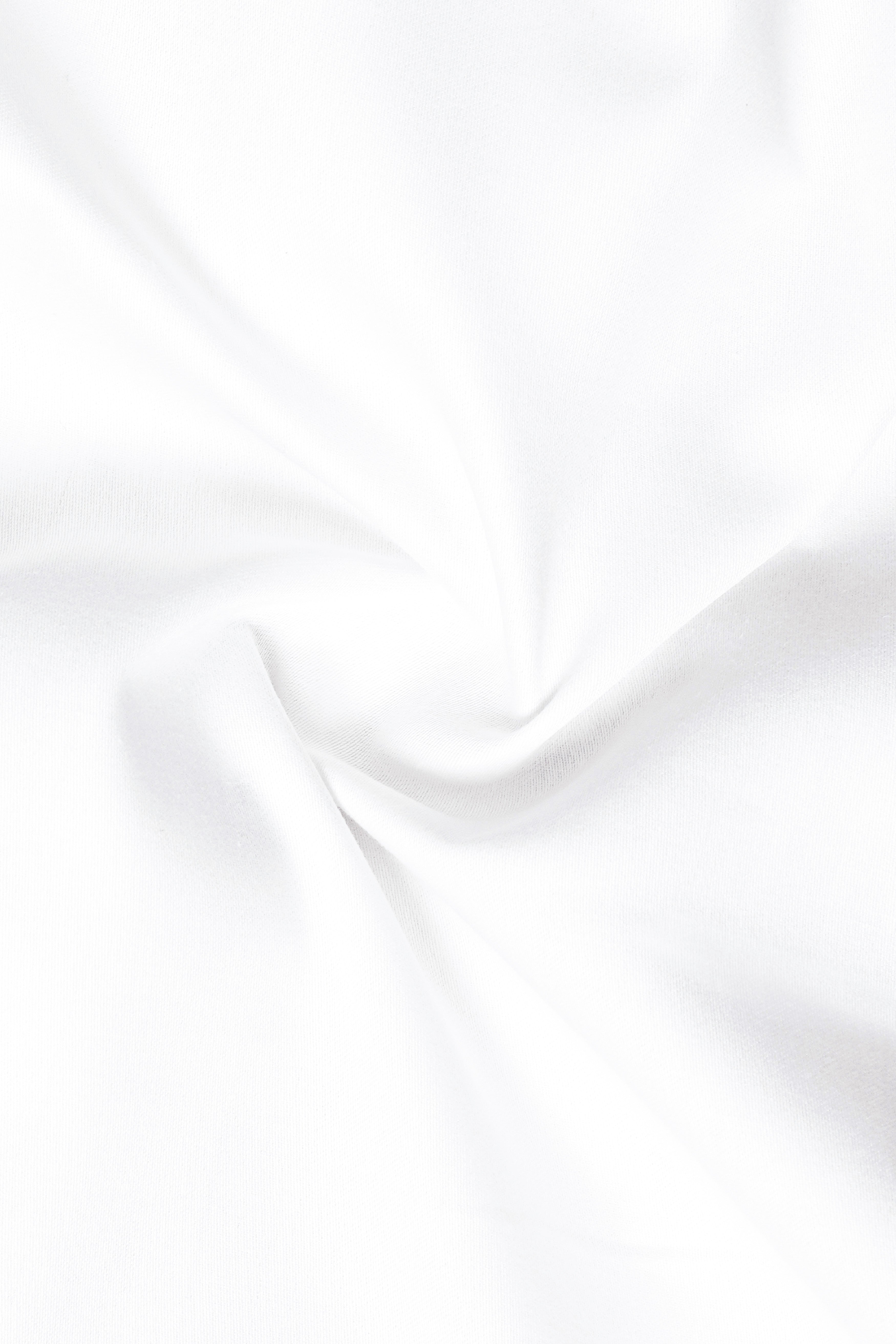 FrostLuxe-Bright White Subtle Sheen Super Soft Premium Cotton Dress Tuxedo Shirt