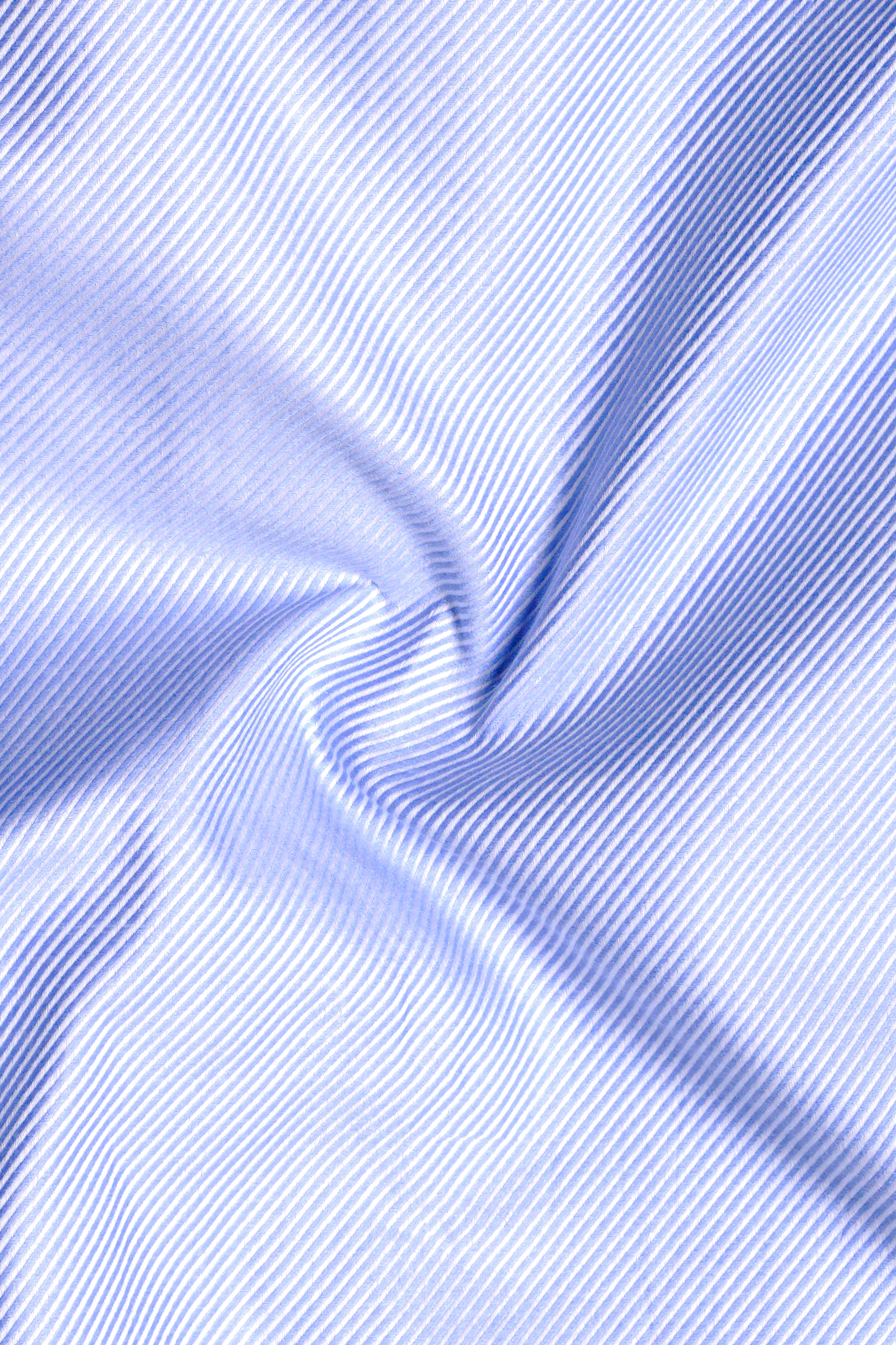 Sapphire Mist-Melrose Blue Solid Twill Premium Cotton Dress Shirt