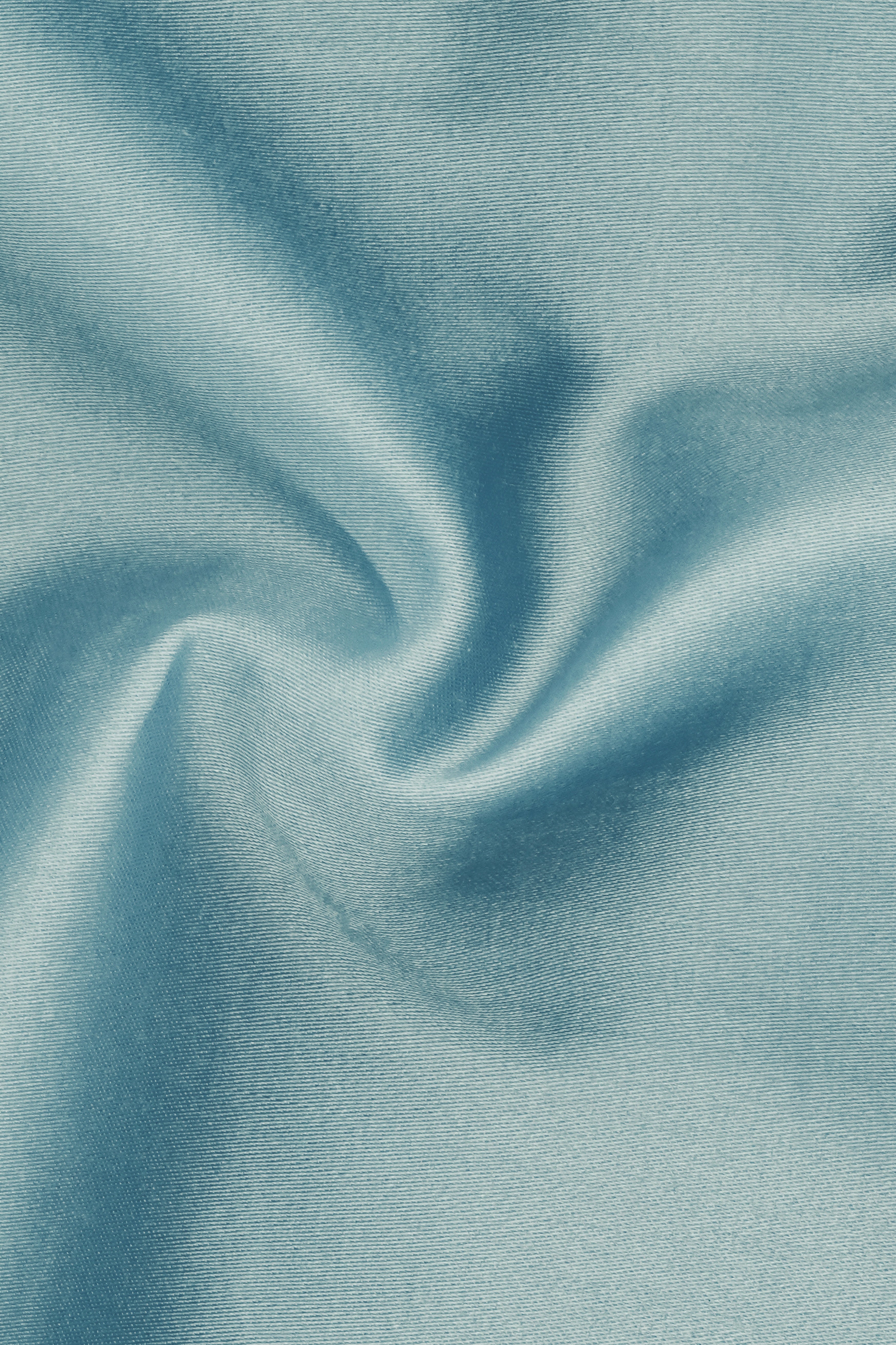 Azure Mist-Cyan Opaque Blue Subtle Sheen Super Soft Premium Cotton Dress Shirt