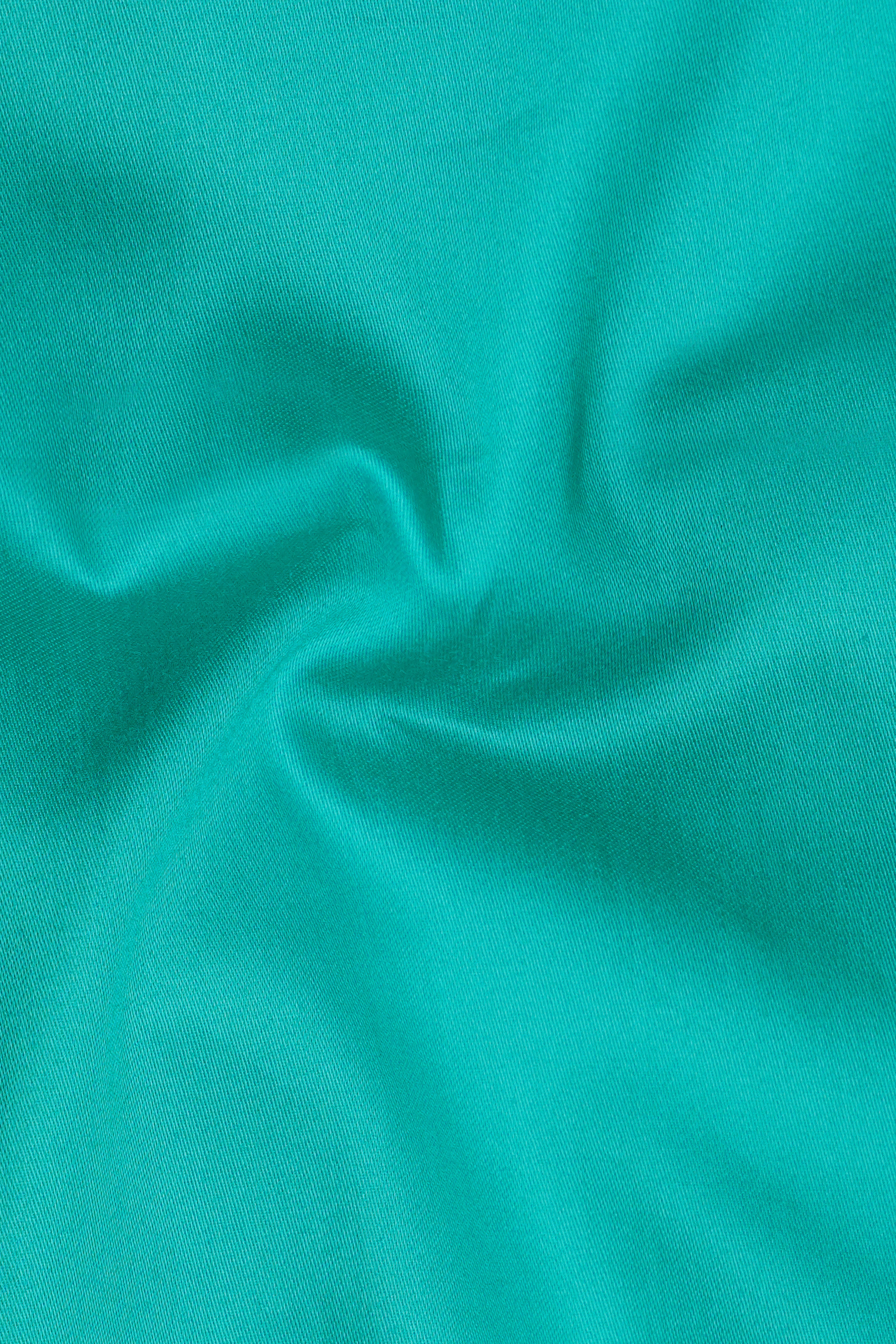 Royalin-Persian Blue Subtle Sheen Super Soft Premium Cotton Dress Shirt