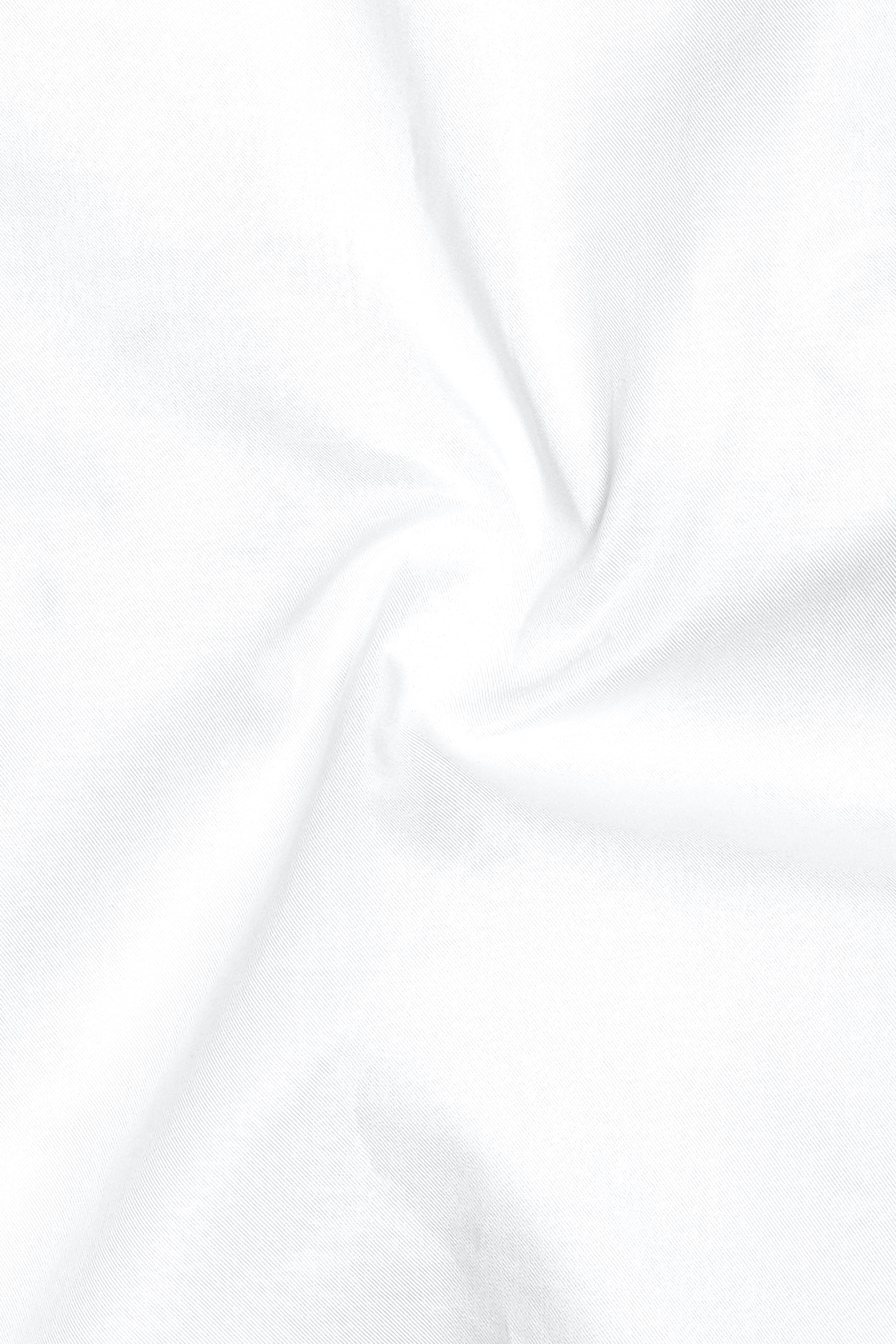 Wexlin-Bright White Half Dobby Textured Premium Giza Cotton Dress Shirt